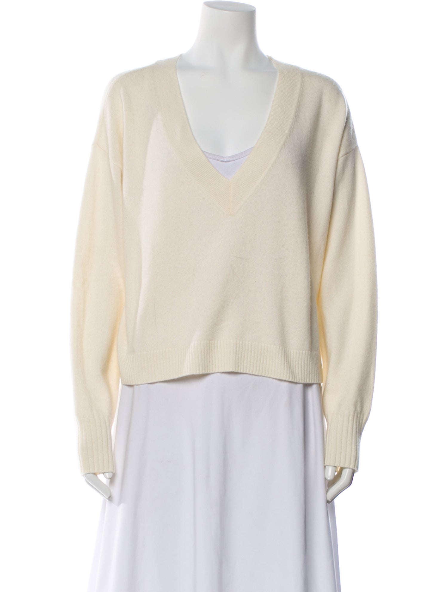 Intermix Cashmere V-Neck Sweater