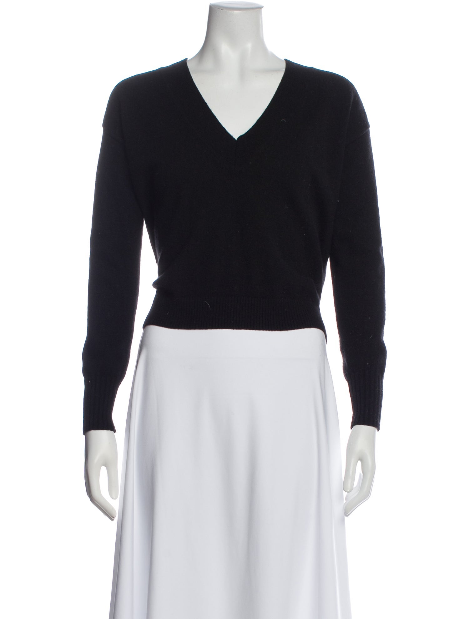 Intermix Cashmere V-Neck Sweater