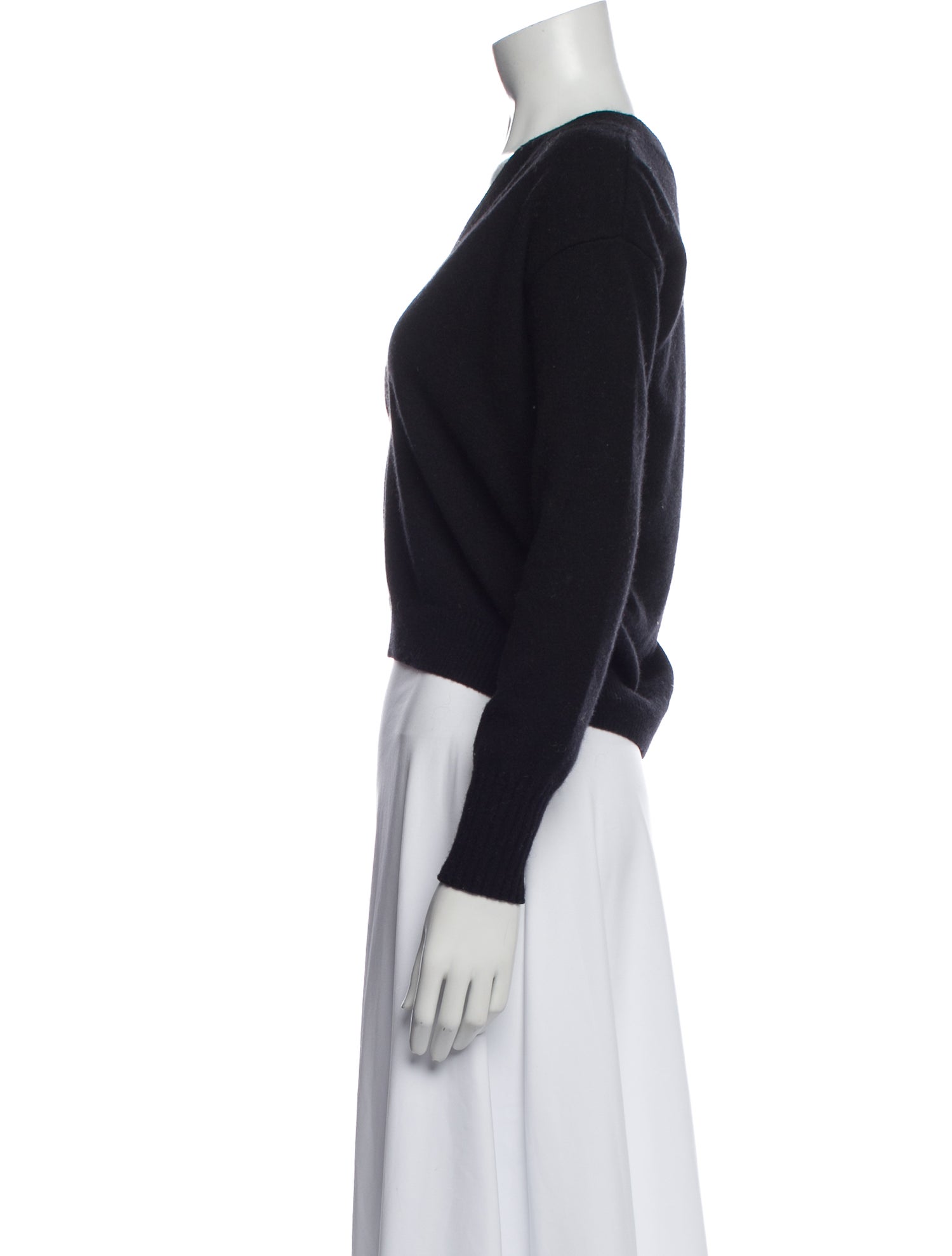 Intermix Cashmere V-Neck Sweater