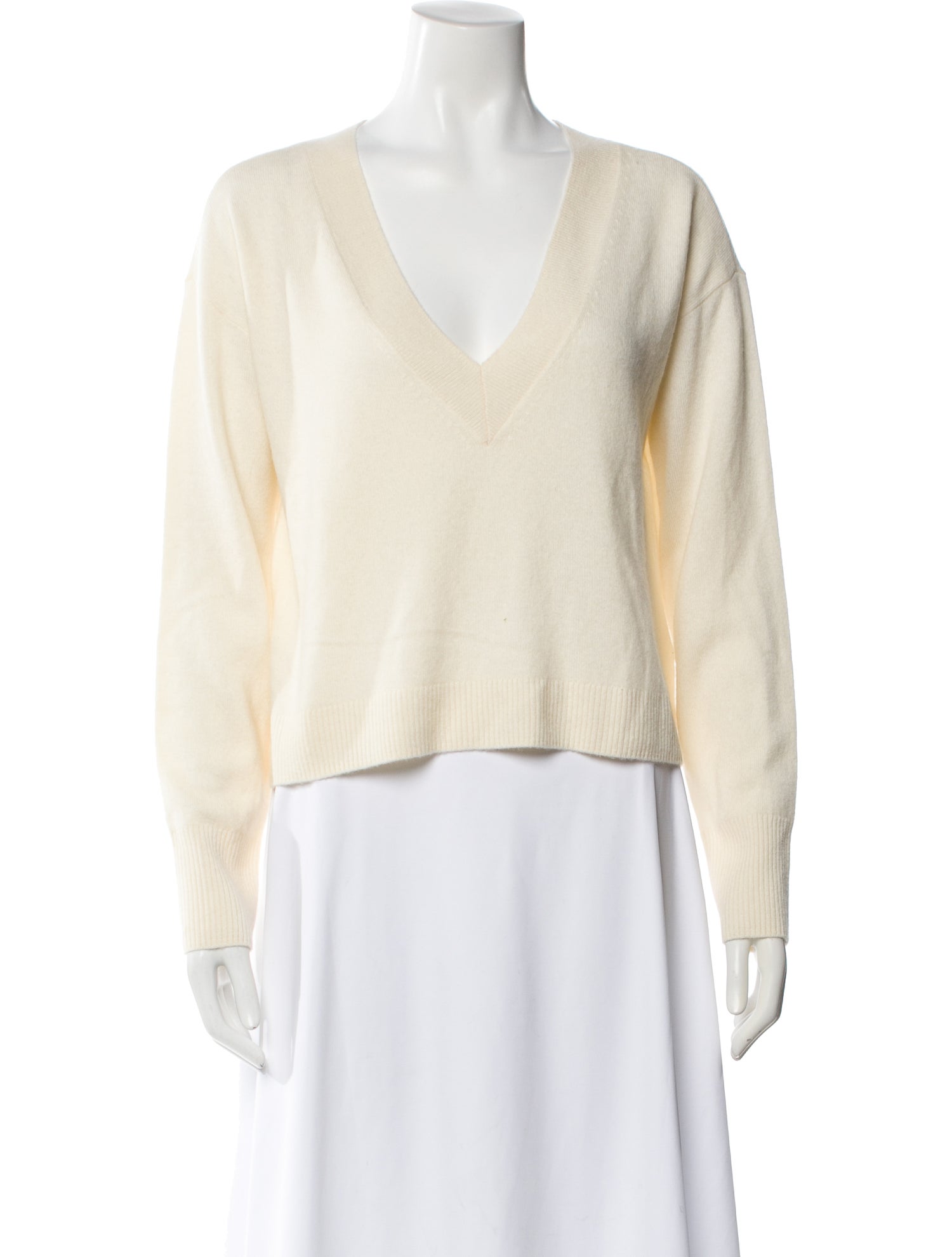 Intermix Cashmere V-Neck Sweater