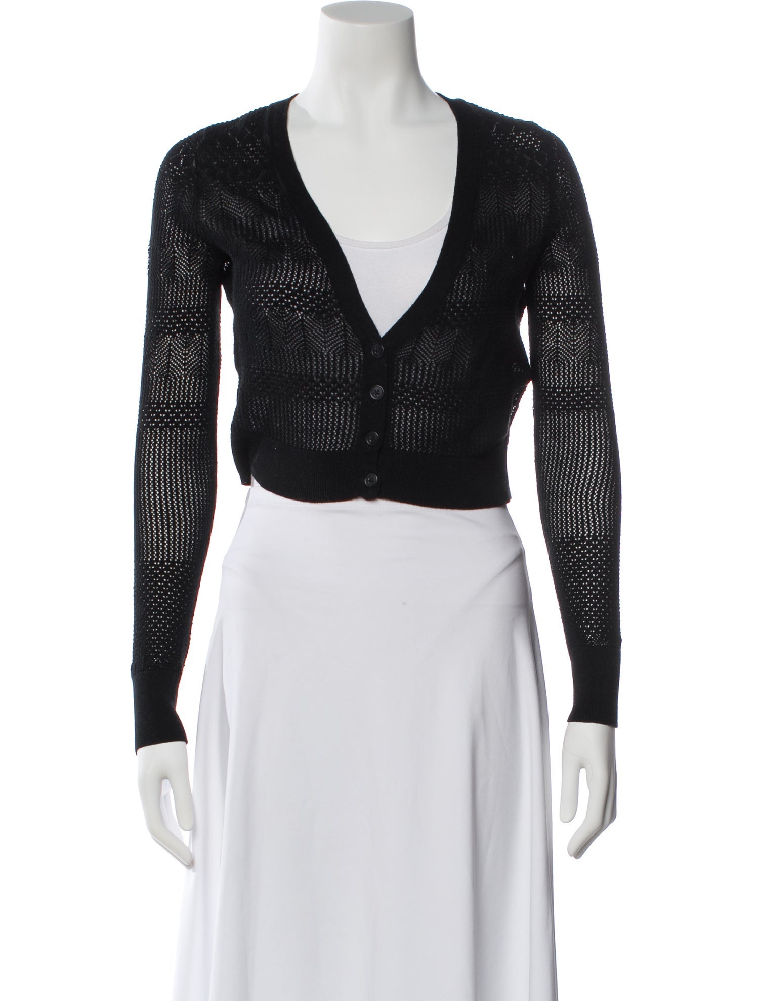 Intermix V-Neck Sweater