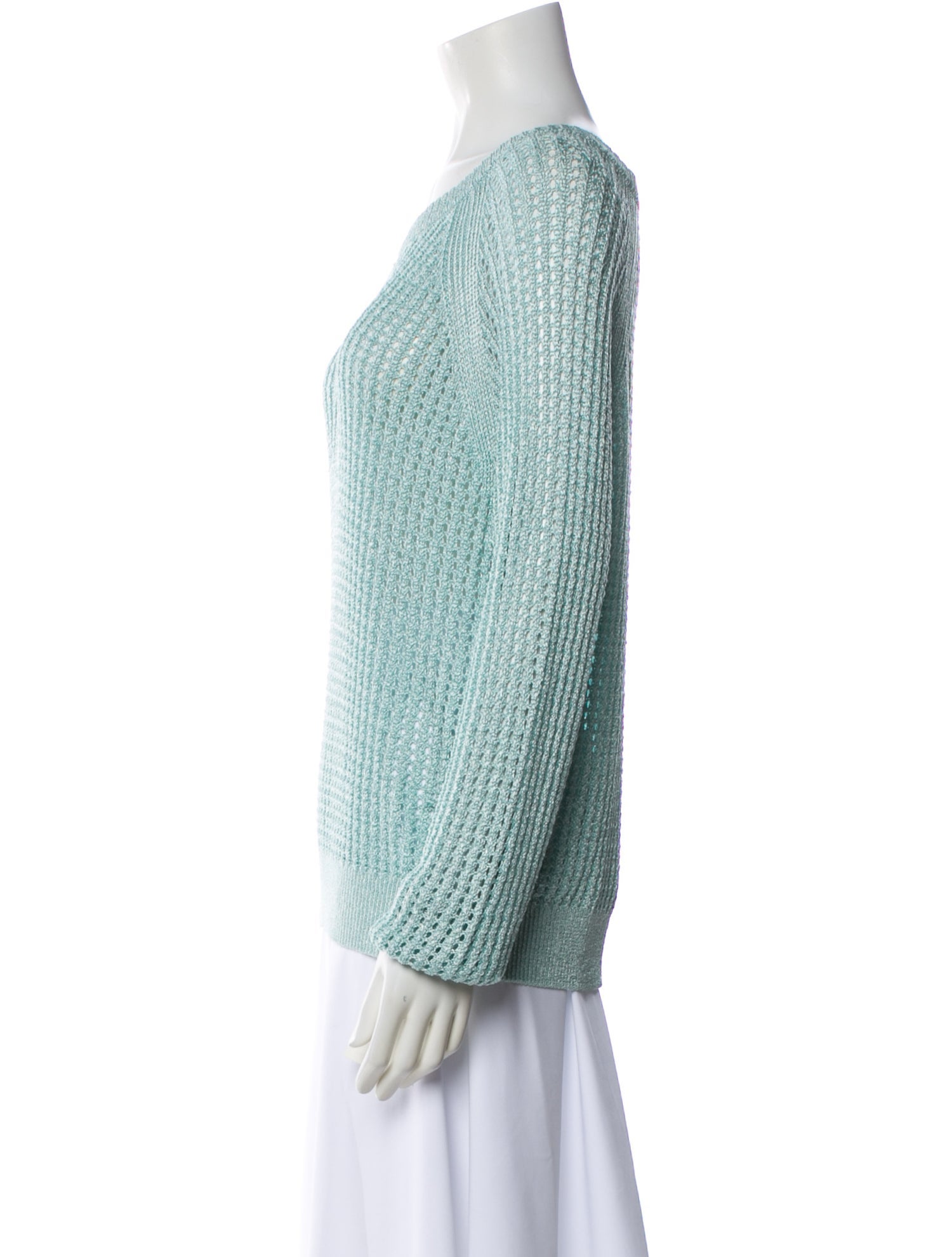 Intermix Scoop Neck Sweater