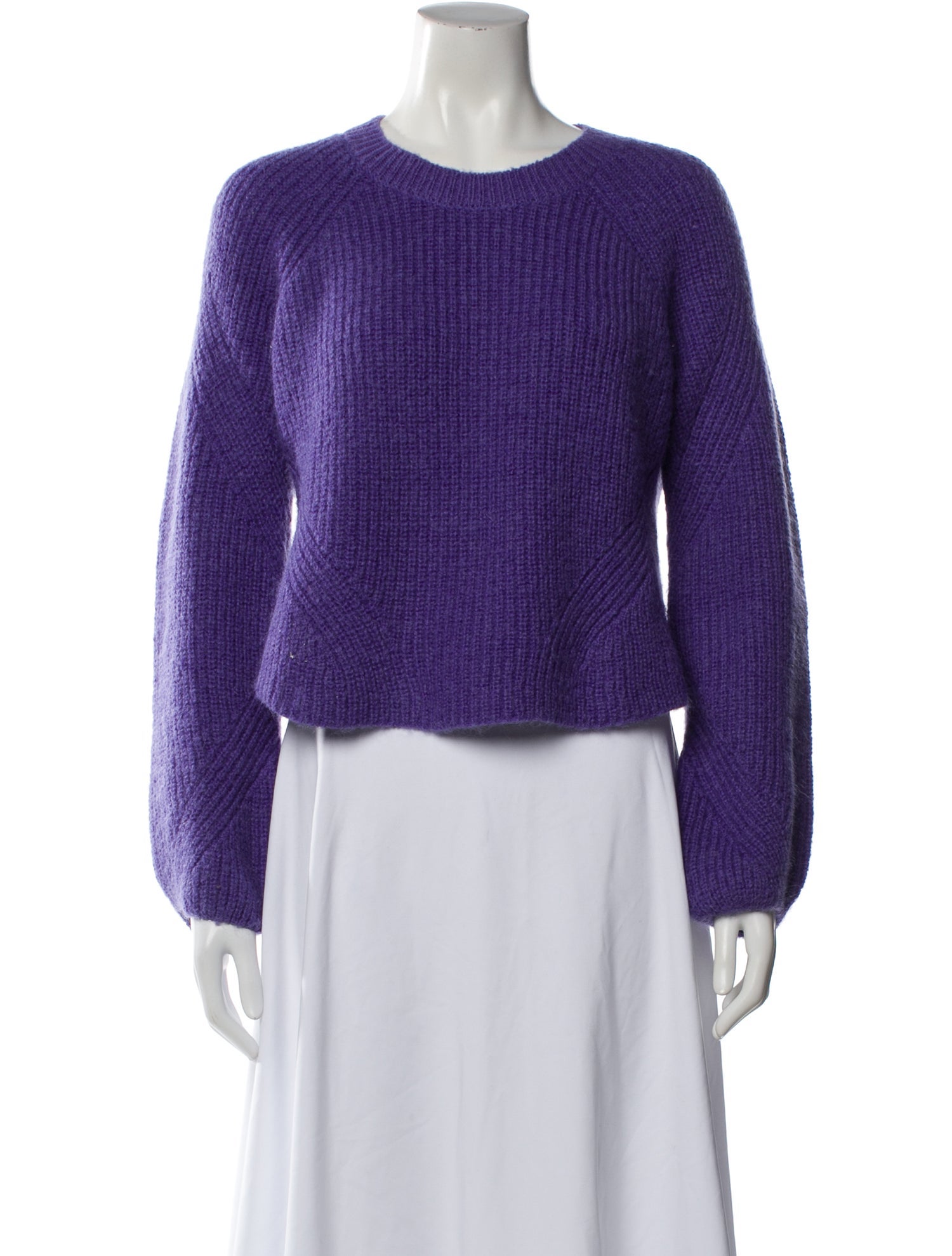 Intermix Nylon Crew Neck Sweater