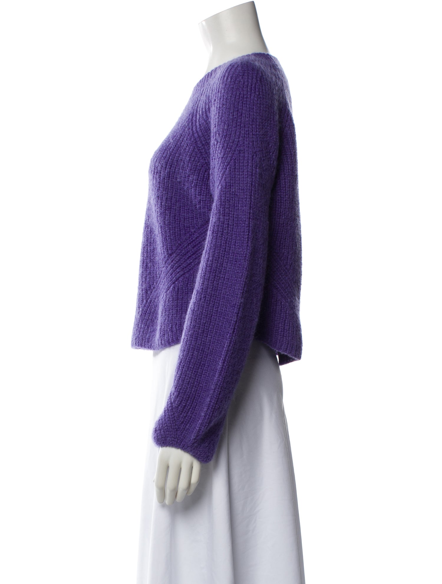 Intermix Nylon Crew Neck Sweater