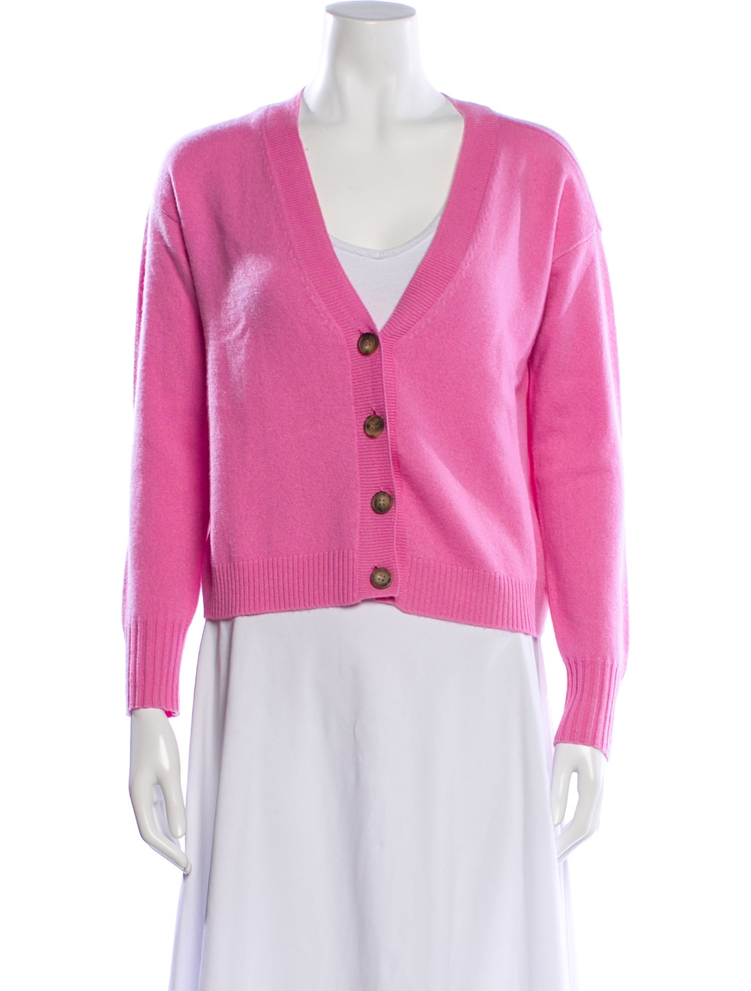 Intermix Cashmere V-Neck Sweater