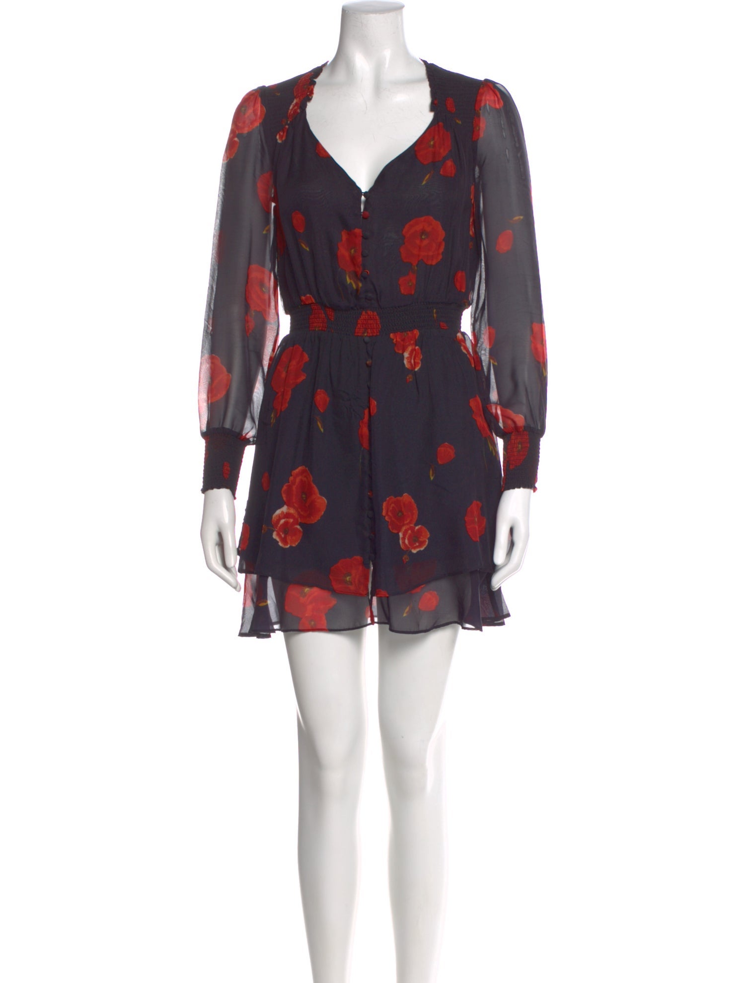 Intermix Silk Mini Dress