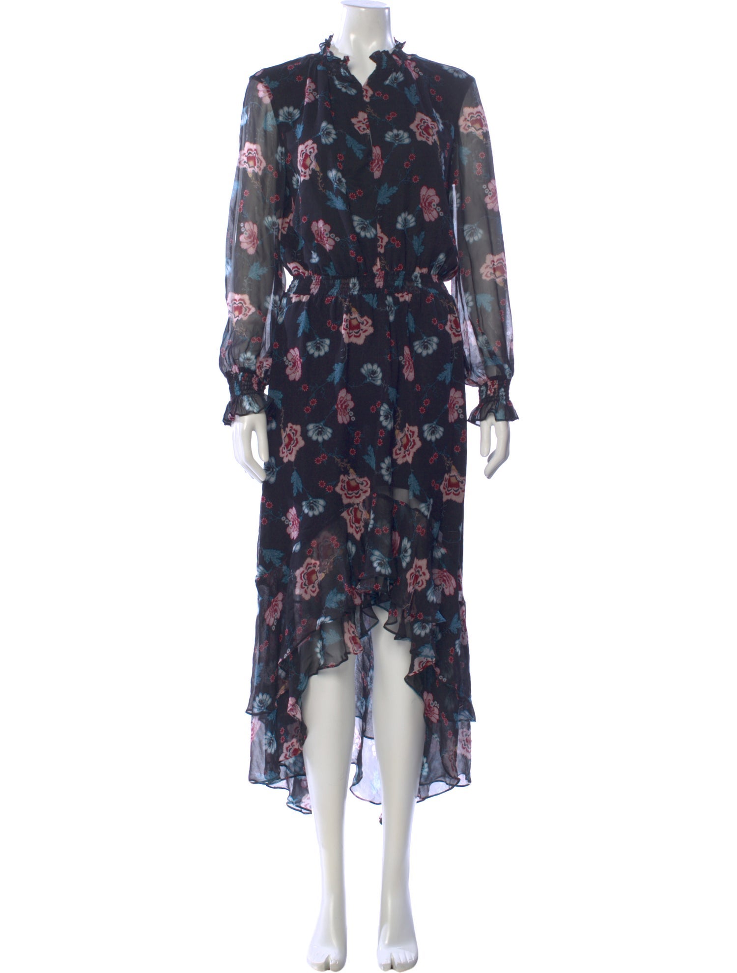 Intermix Silk Long Dress