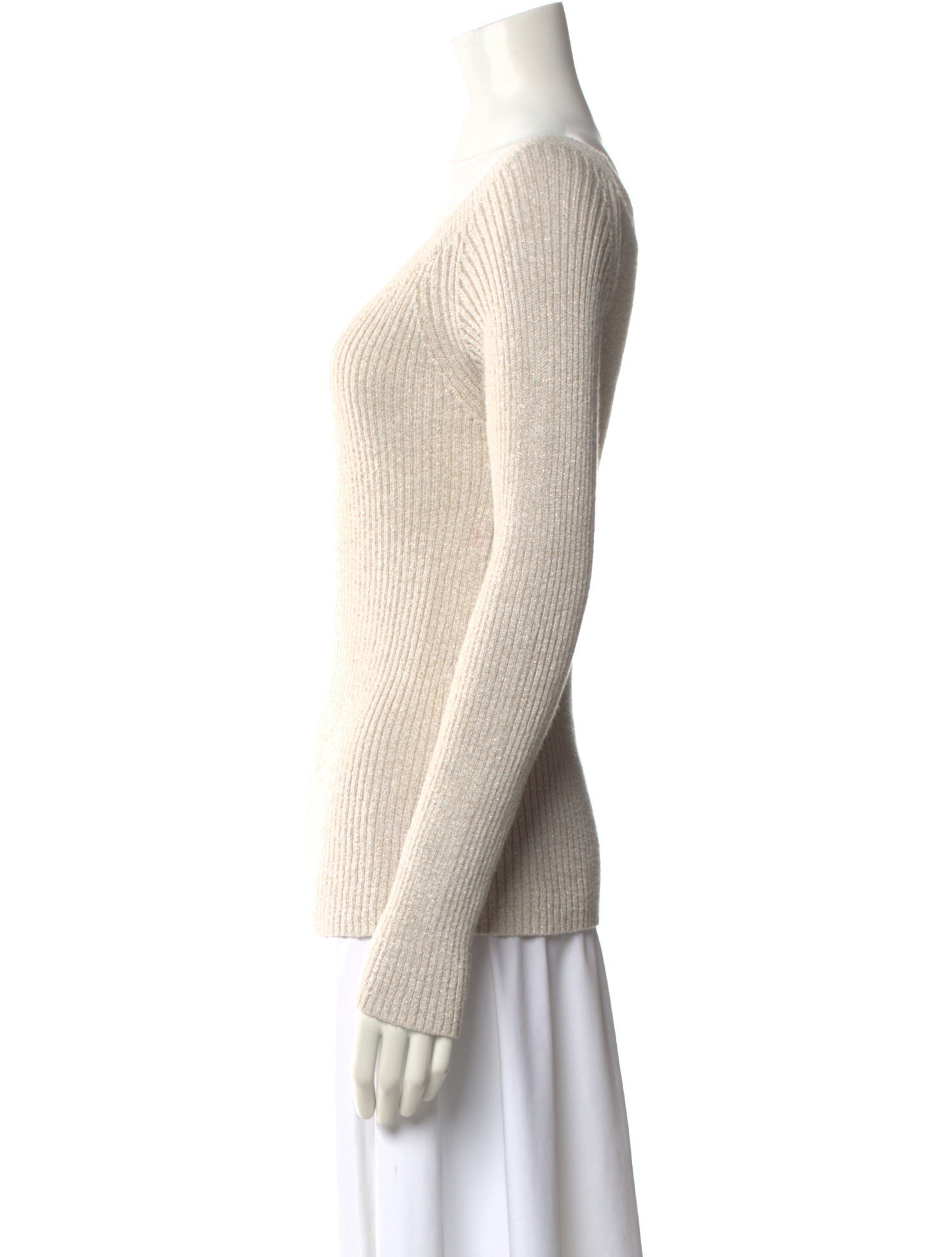Intermix Scoop Neck Sweater
