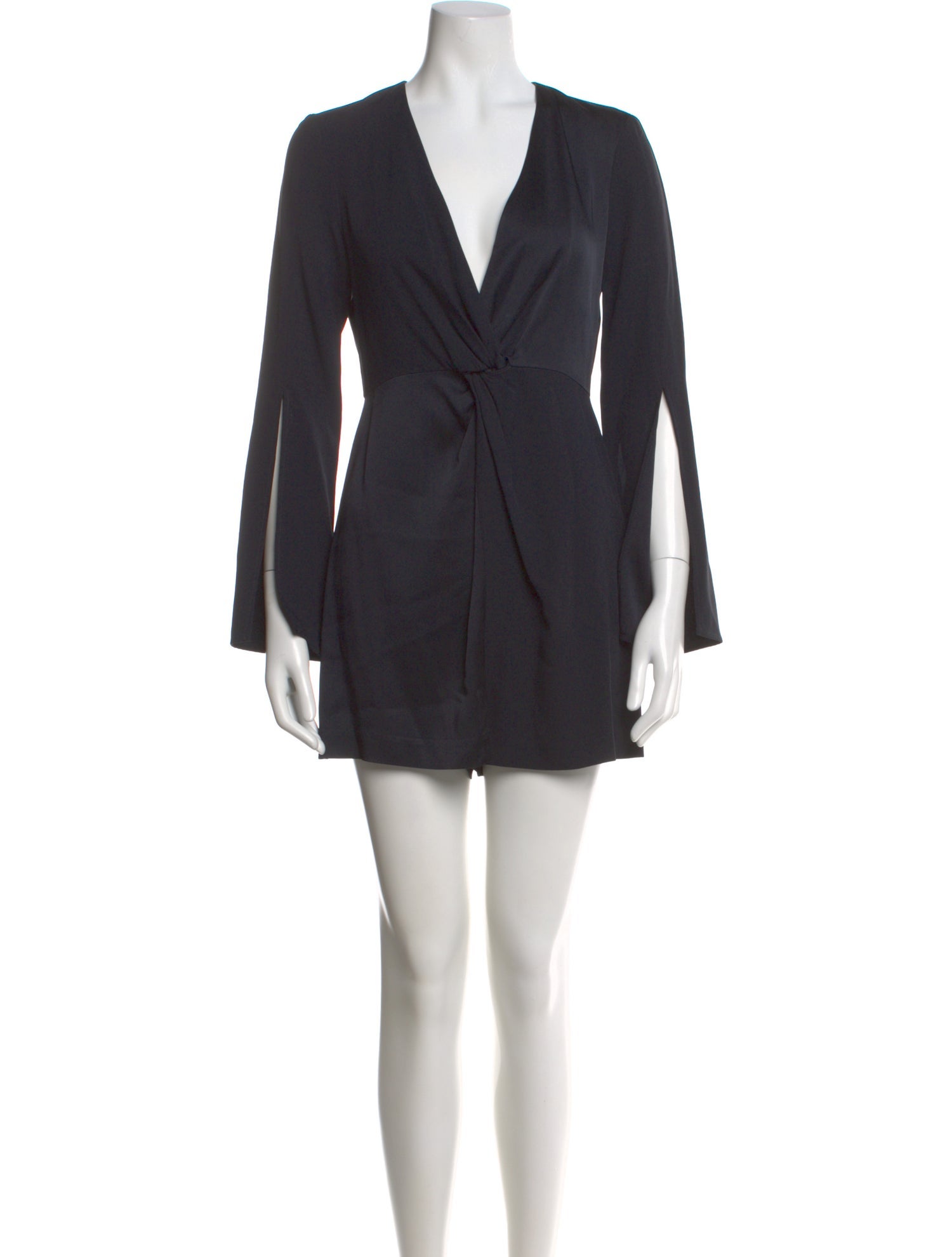 Intermix Plunge Neckline Romper