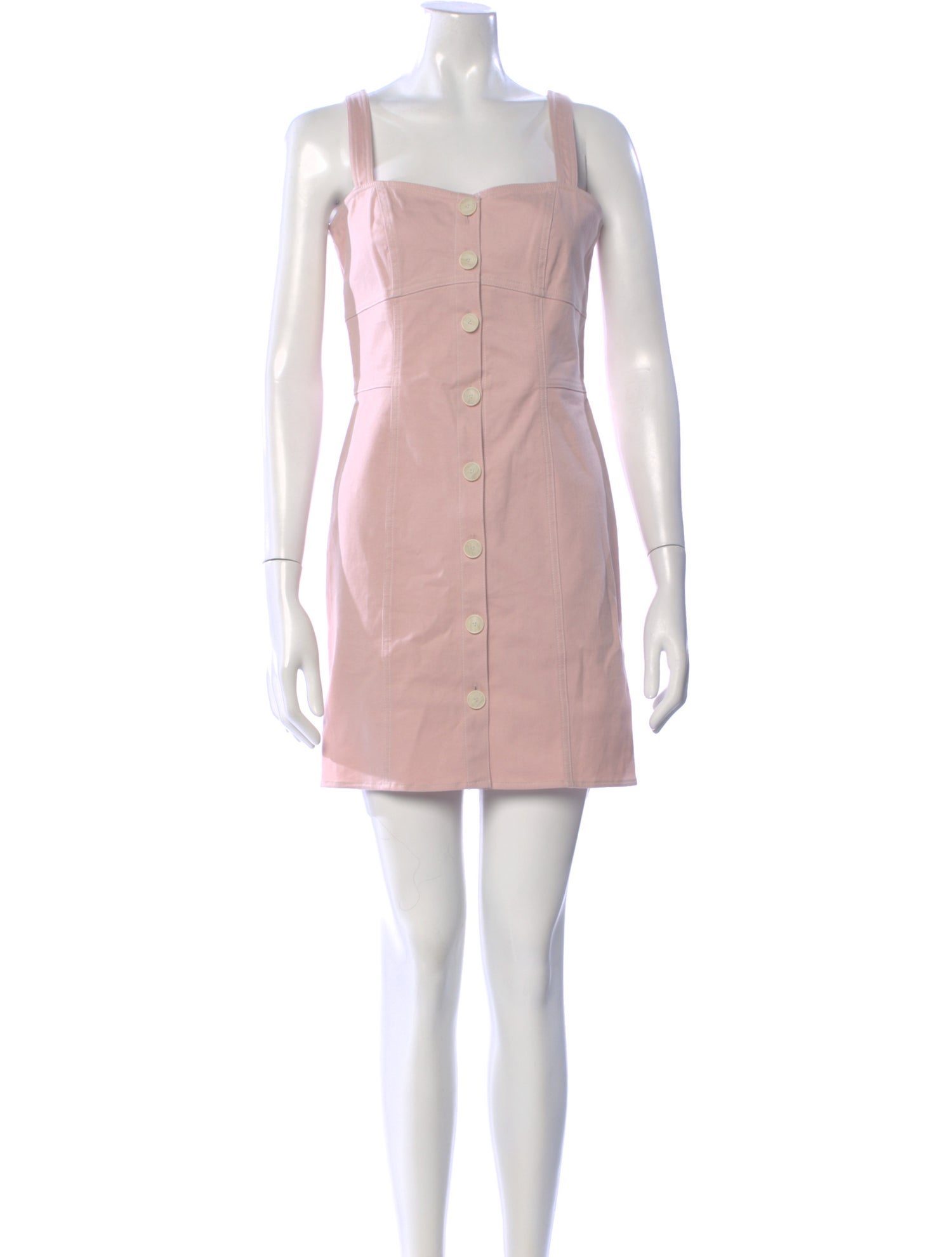 Intermix Square Neckline Mini Dress