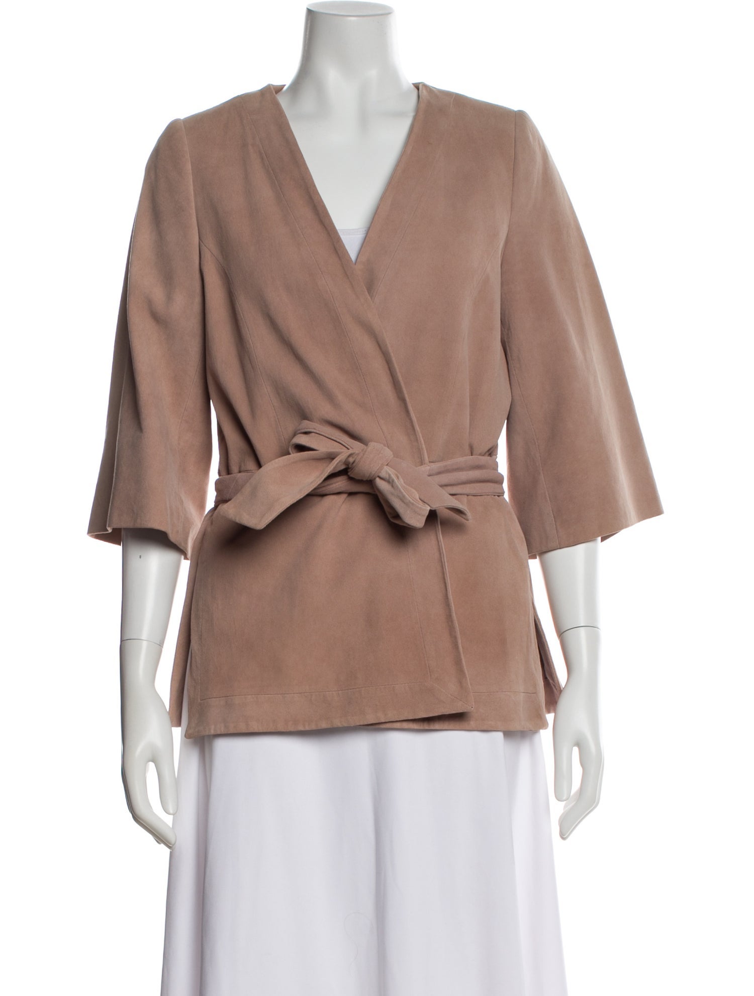 Intermix Leather Evening Jacket