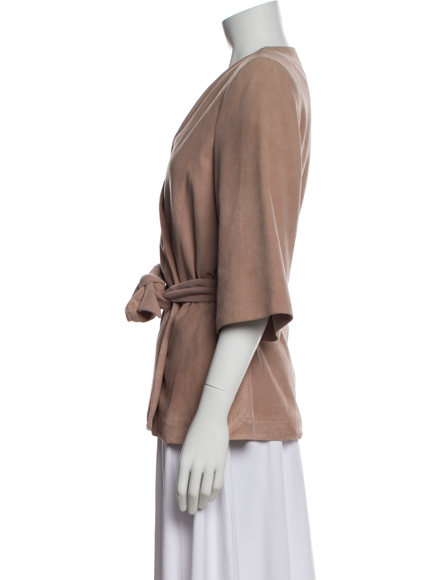 Intermix Leather Evening Jacket