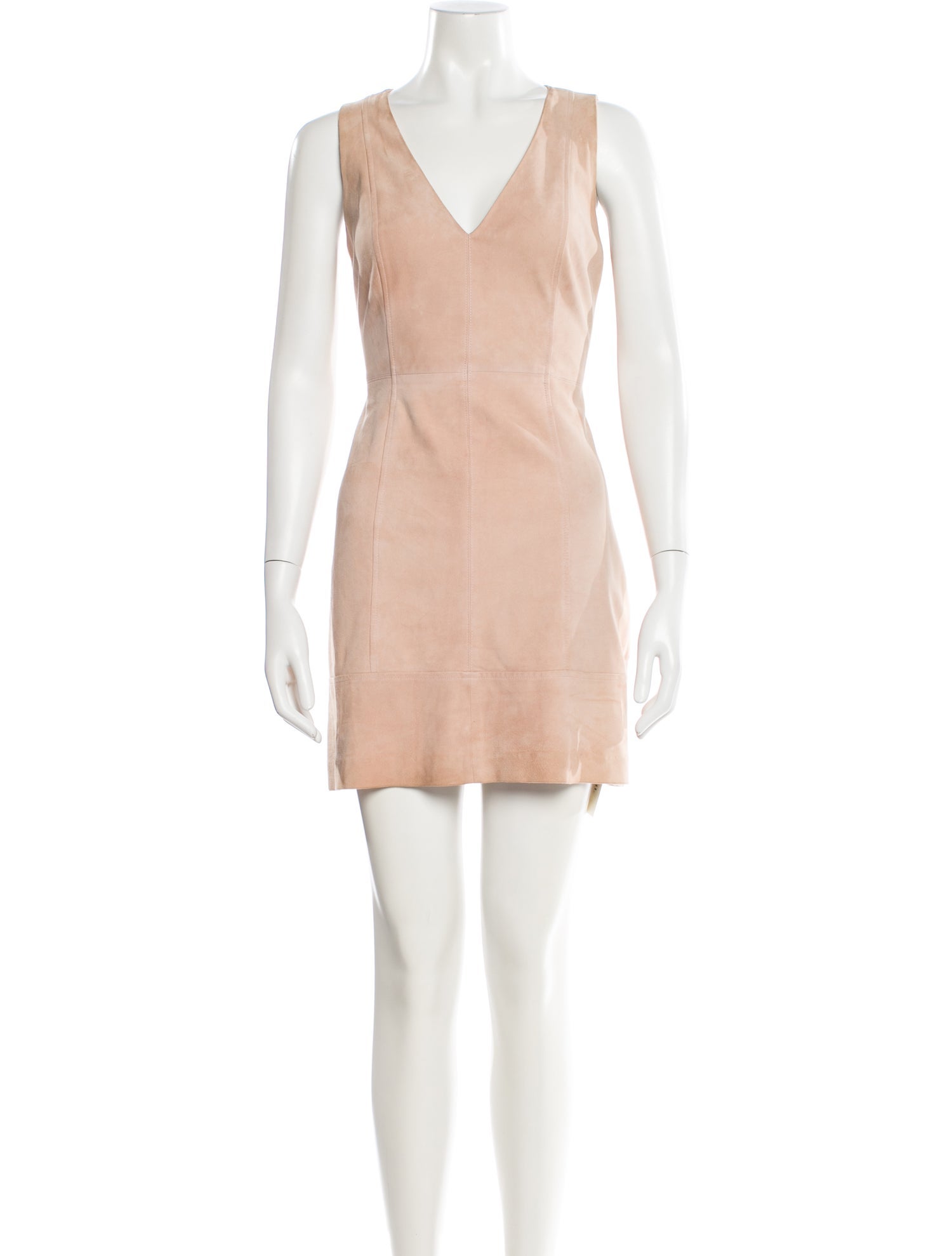 Intermix Suede Mini Dress