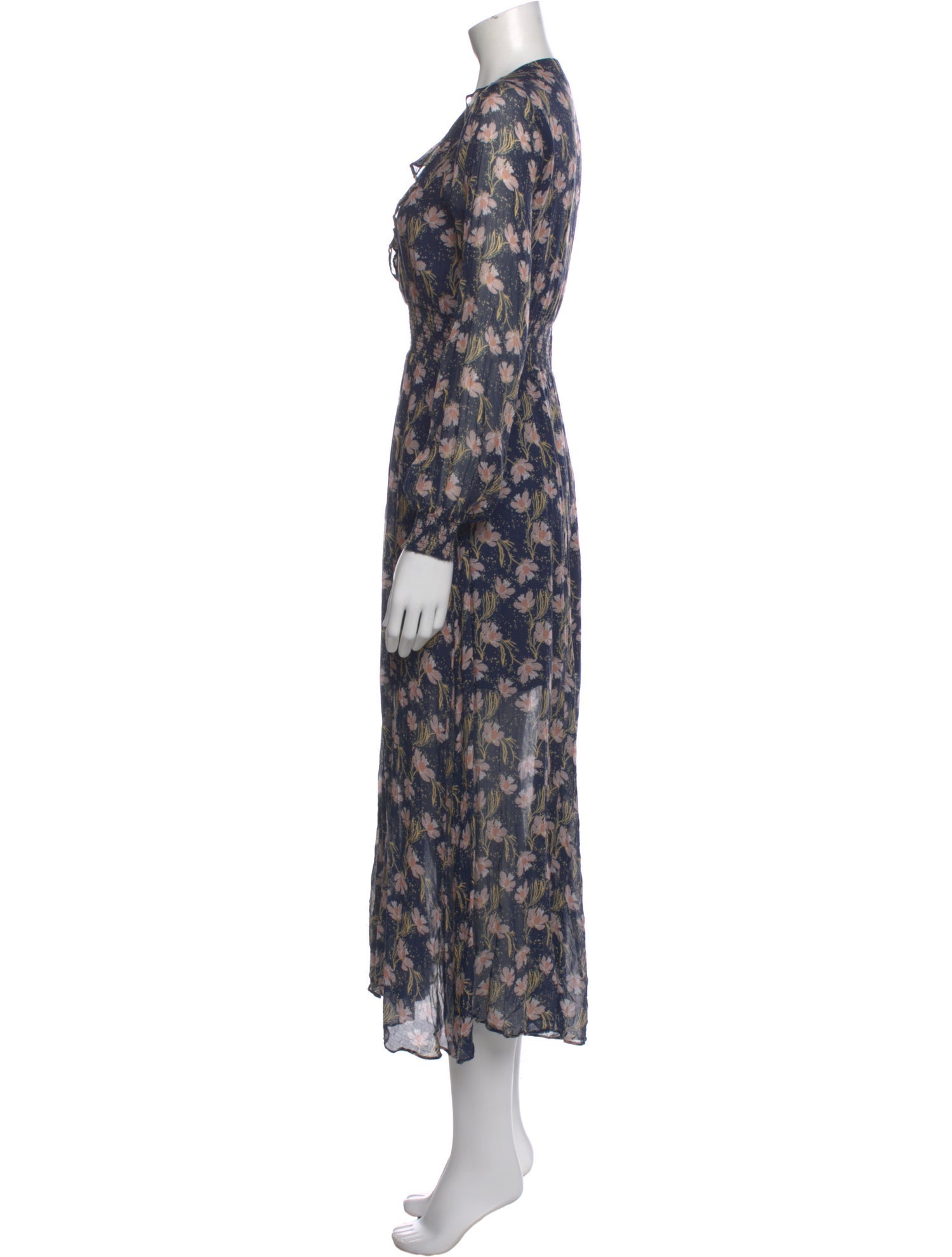 Intermix Floral Print Long Dress
