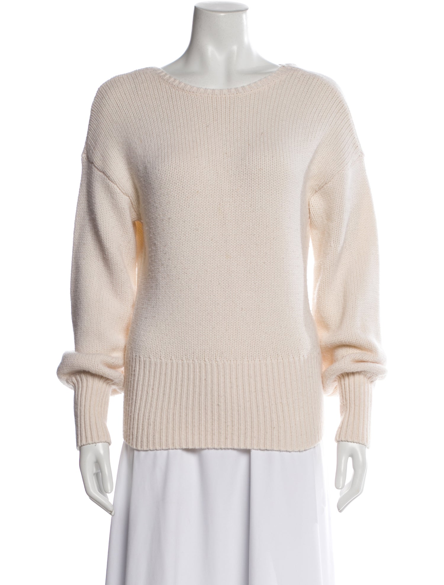 Intermix Wool Bateau Neckline Sweater