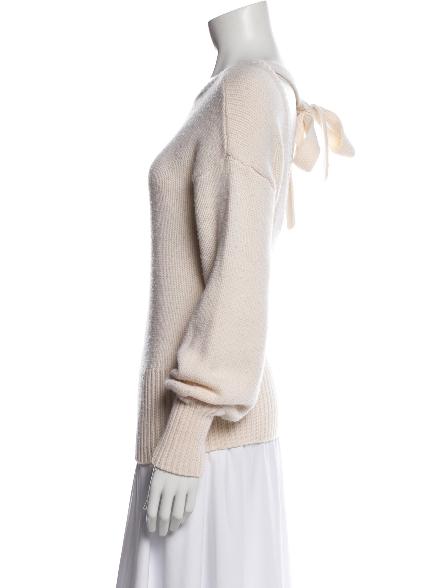 Intermix Wool Bateau Neckline Sweater