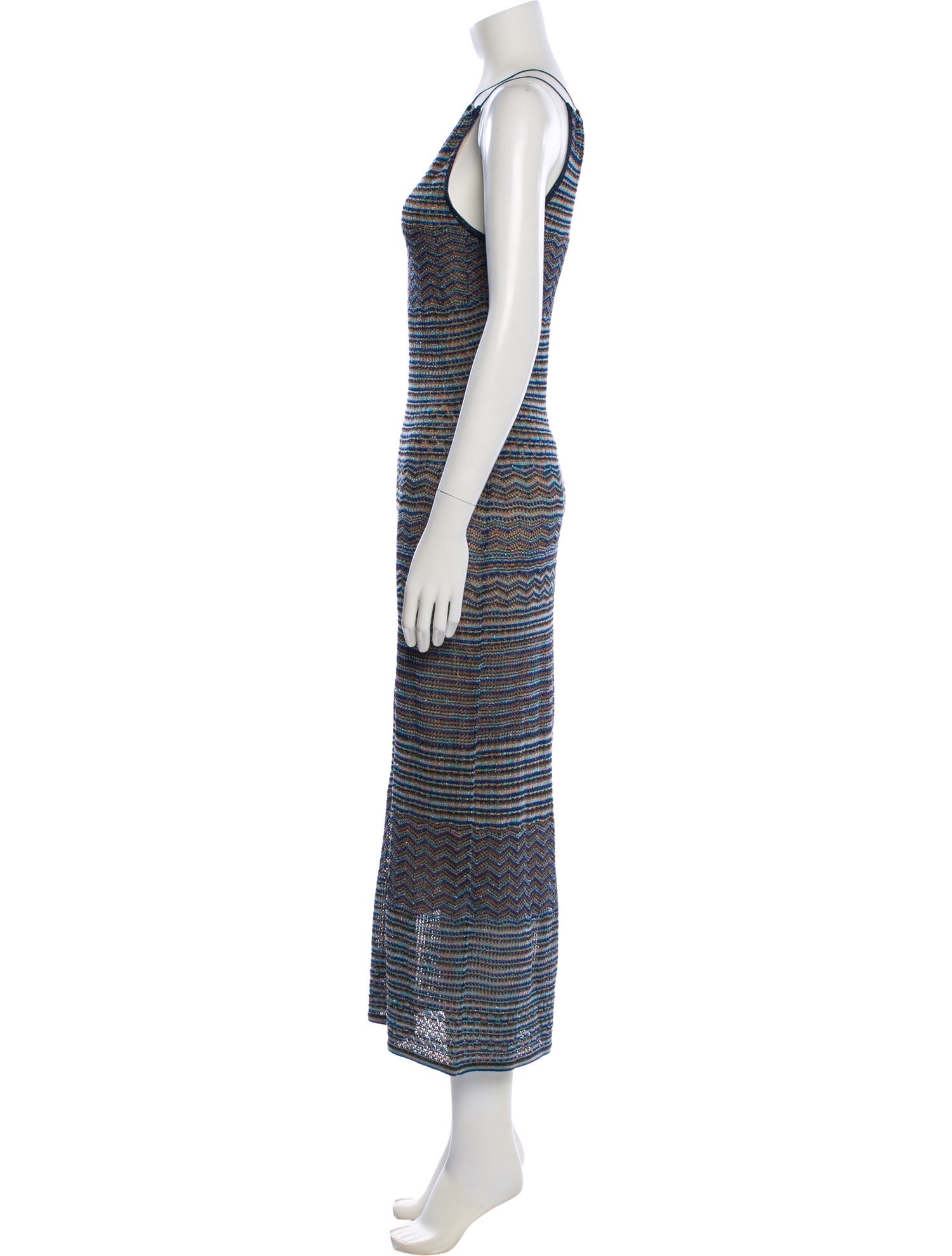 Intermix Striped Long Dress w/ Tags