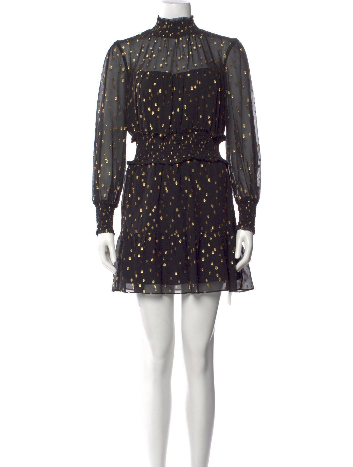 Intermix Silk Mini Dress