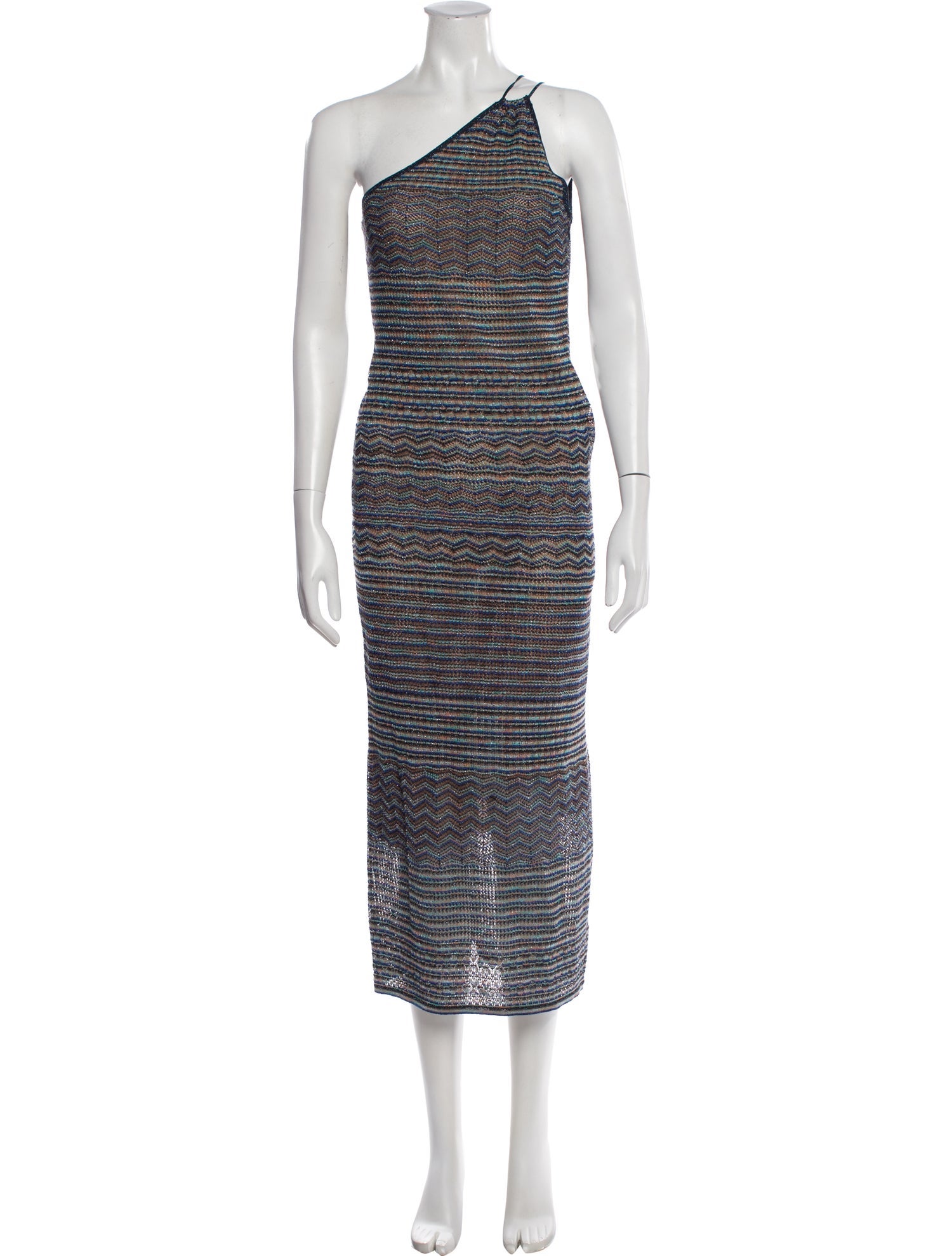 Intermix Striped Long Dress