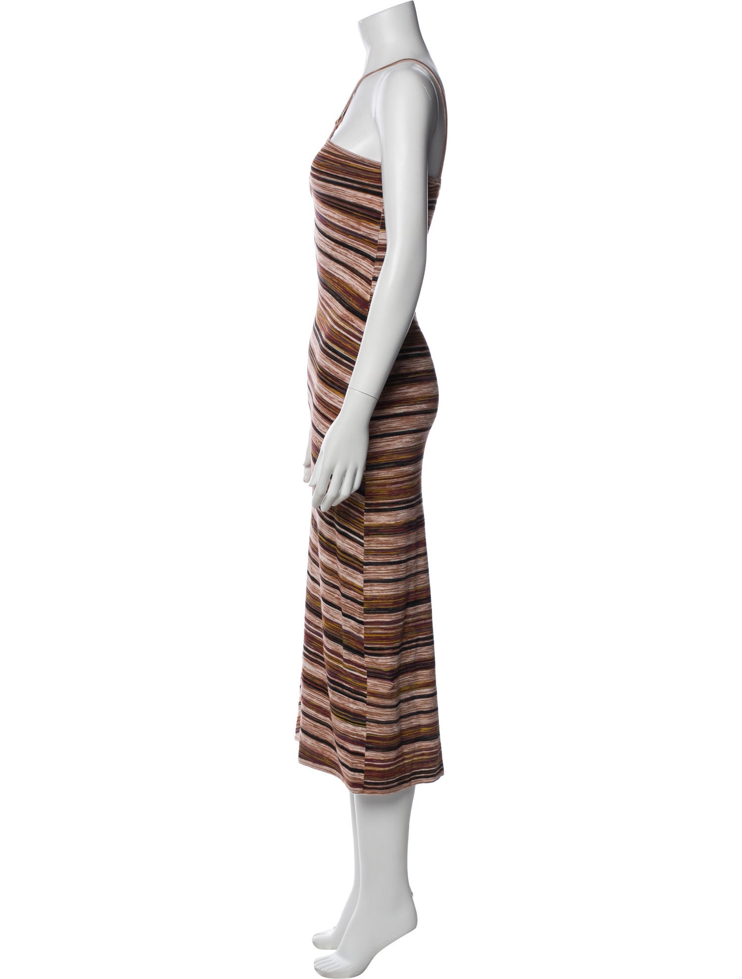 Intermix Striped Long Dress