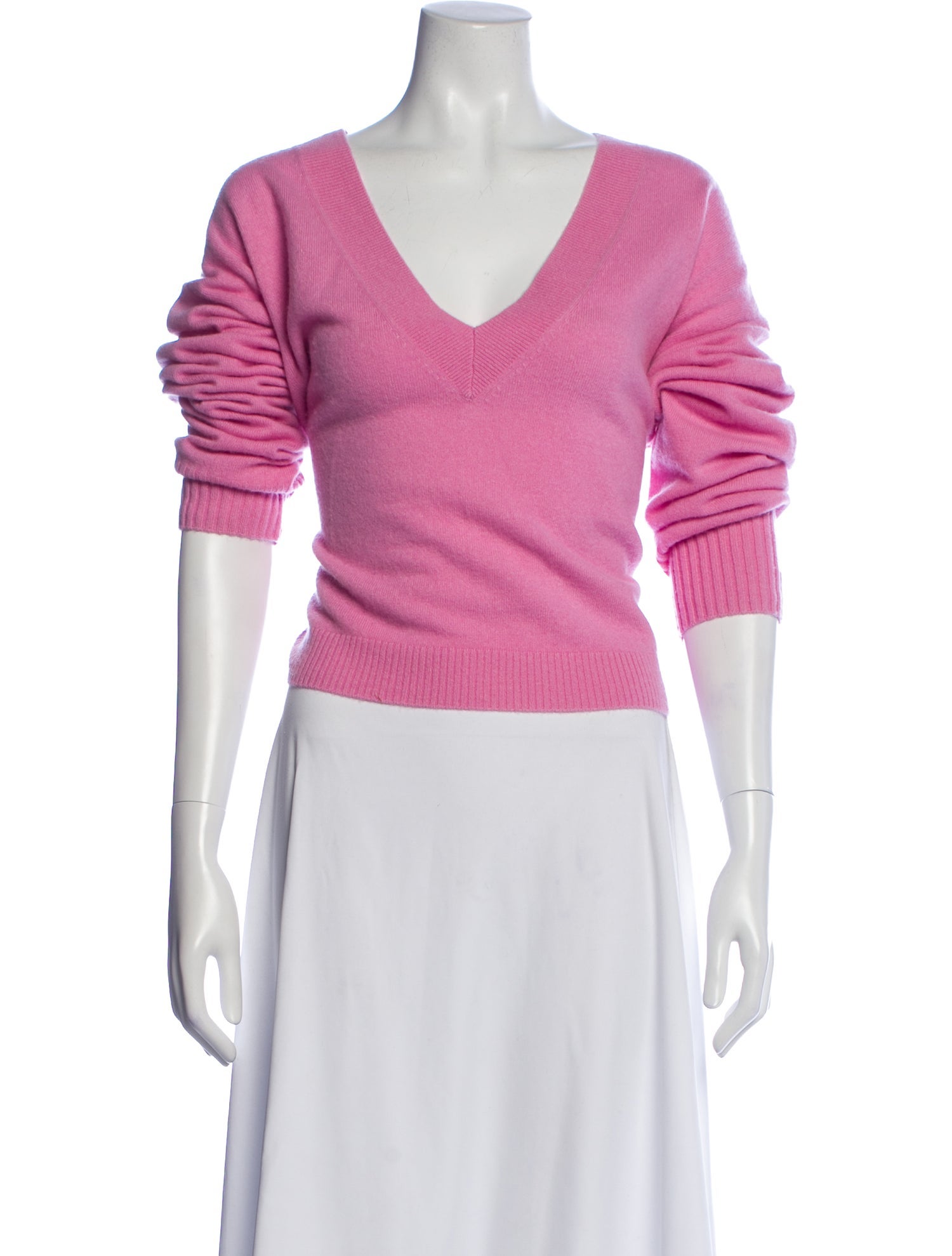 Intermix Cashmere V-Neck Sweater