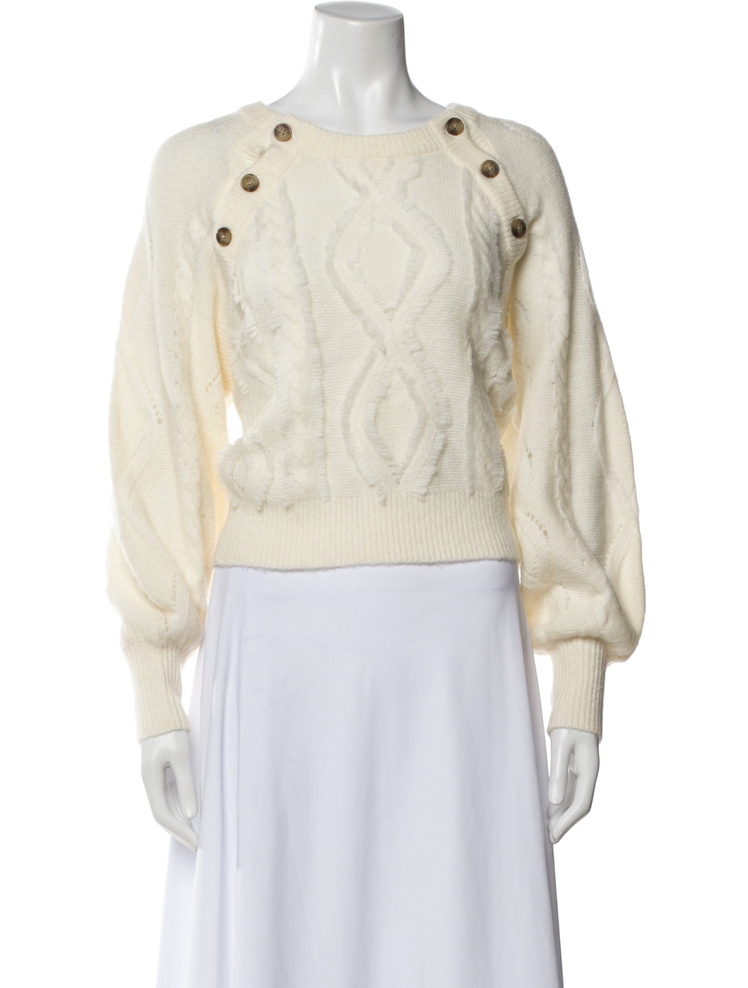 Intermix Wool Crew Neck Sweater