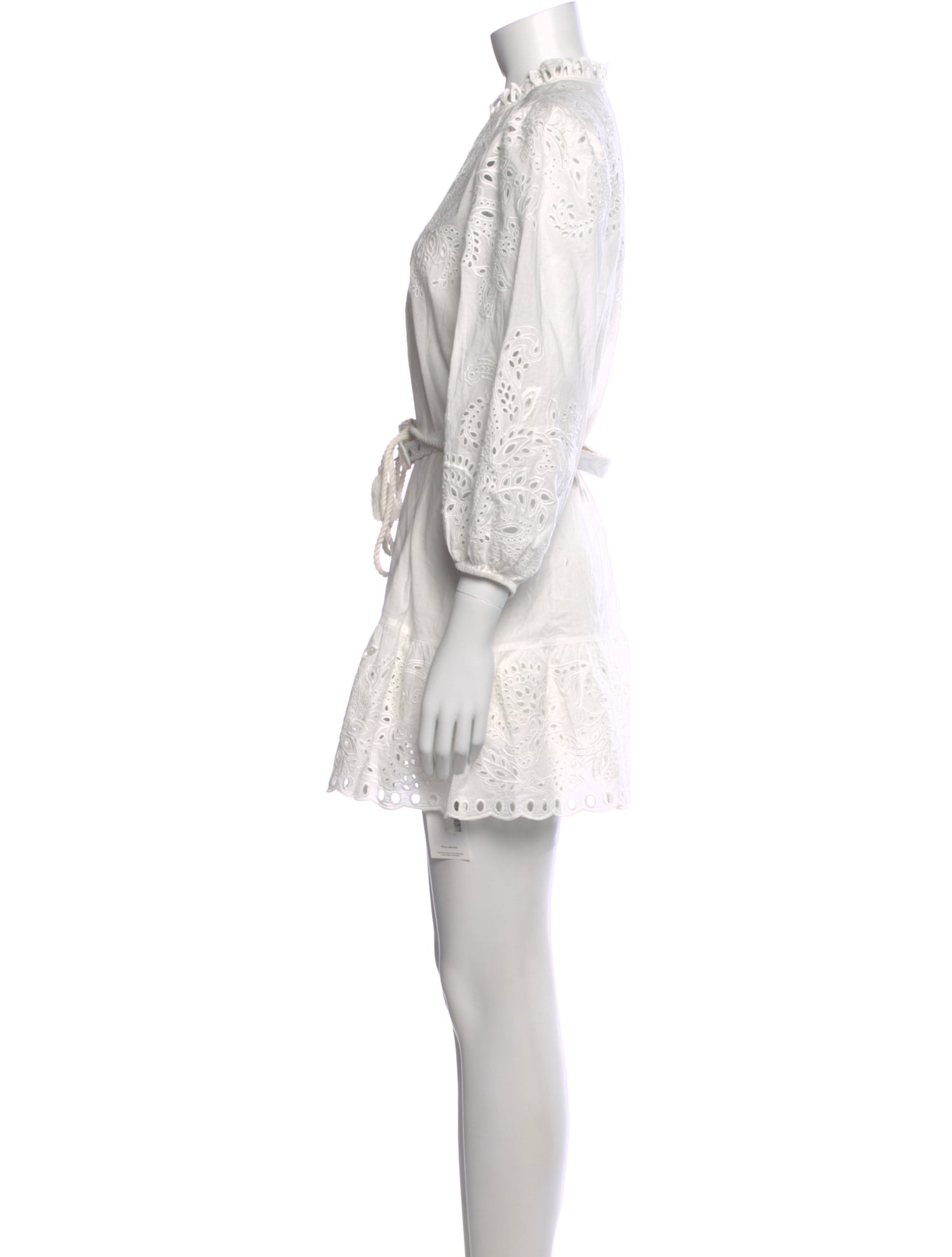 Intermix V-Neck Mini Dress