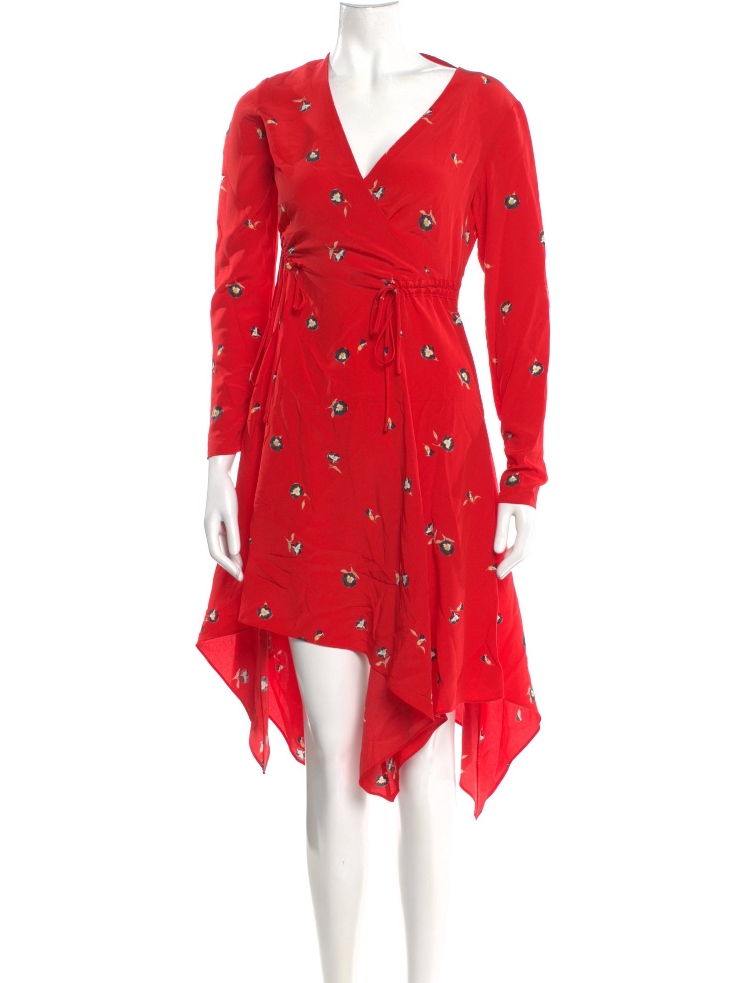 Intermix Silk Midi Length Dress