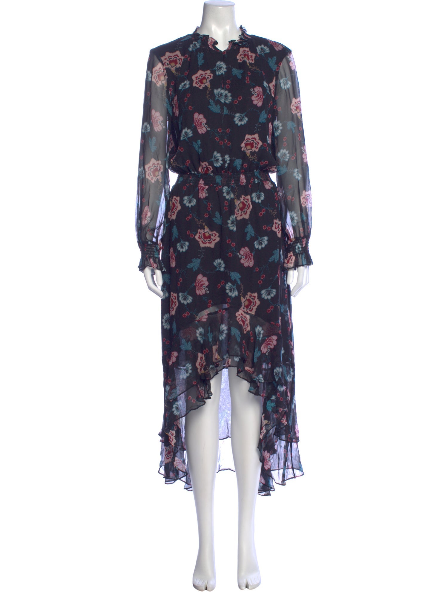 Intermix Silk Long Dress