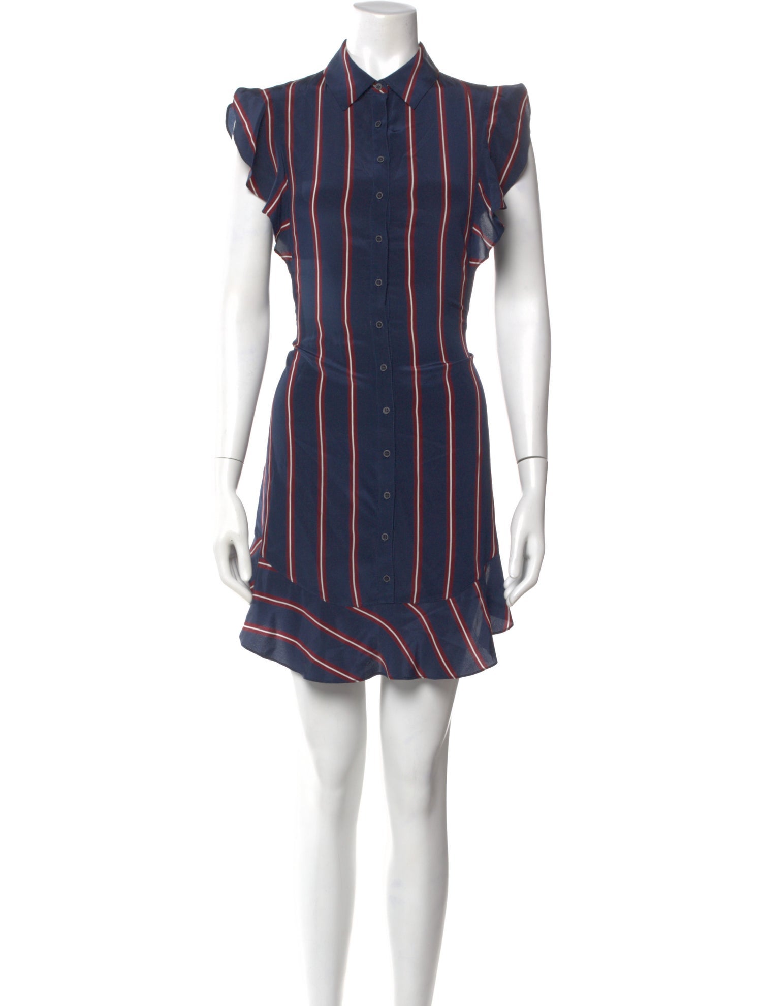 Intermix Striped Mini Dress