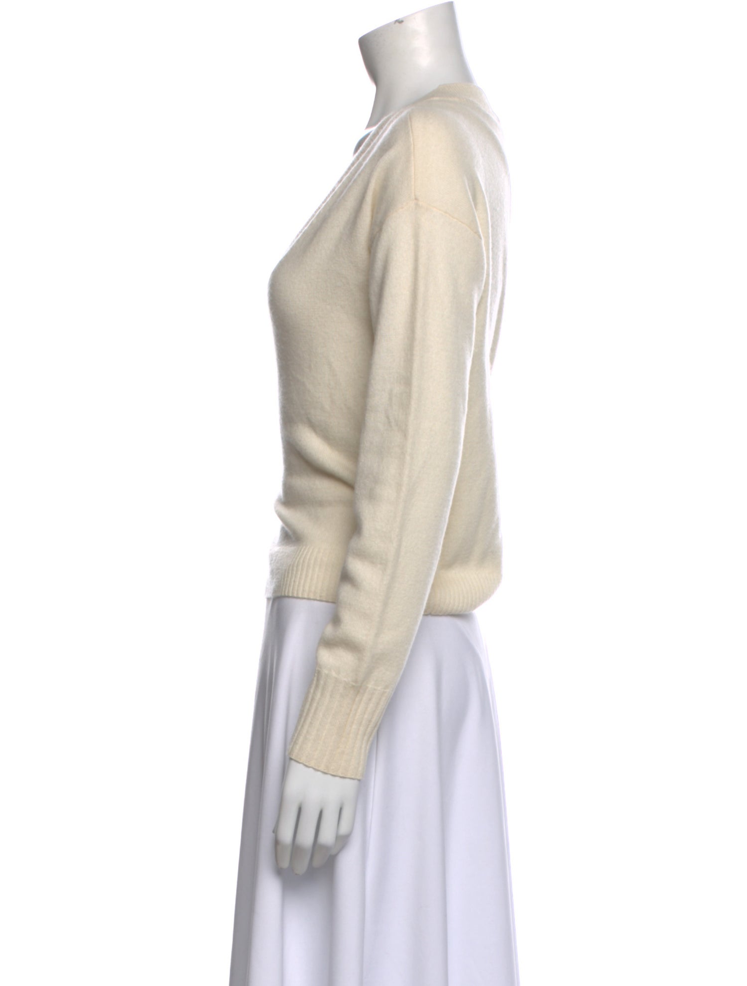 Intermix Cashmere V-Neck Sweater