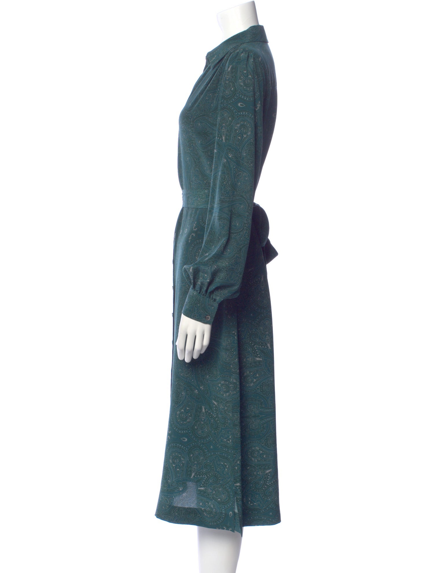 Intermix Silk Midi Length Dress