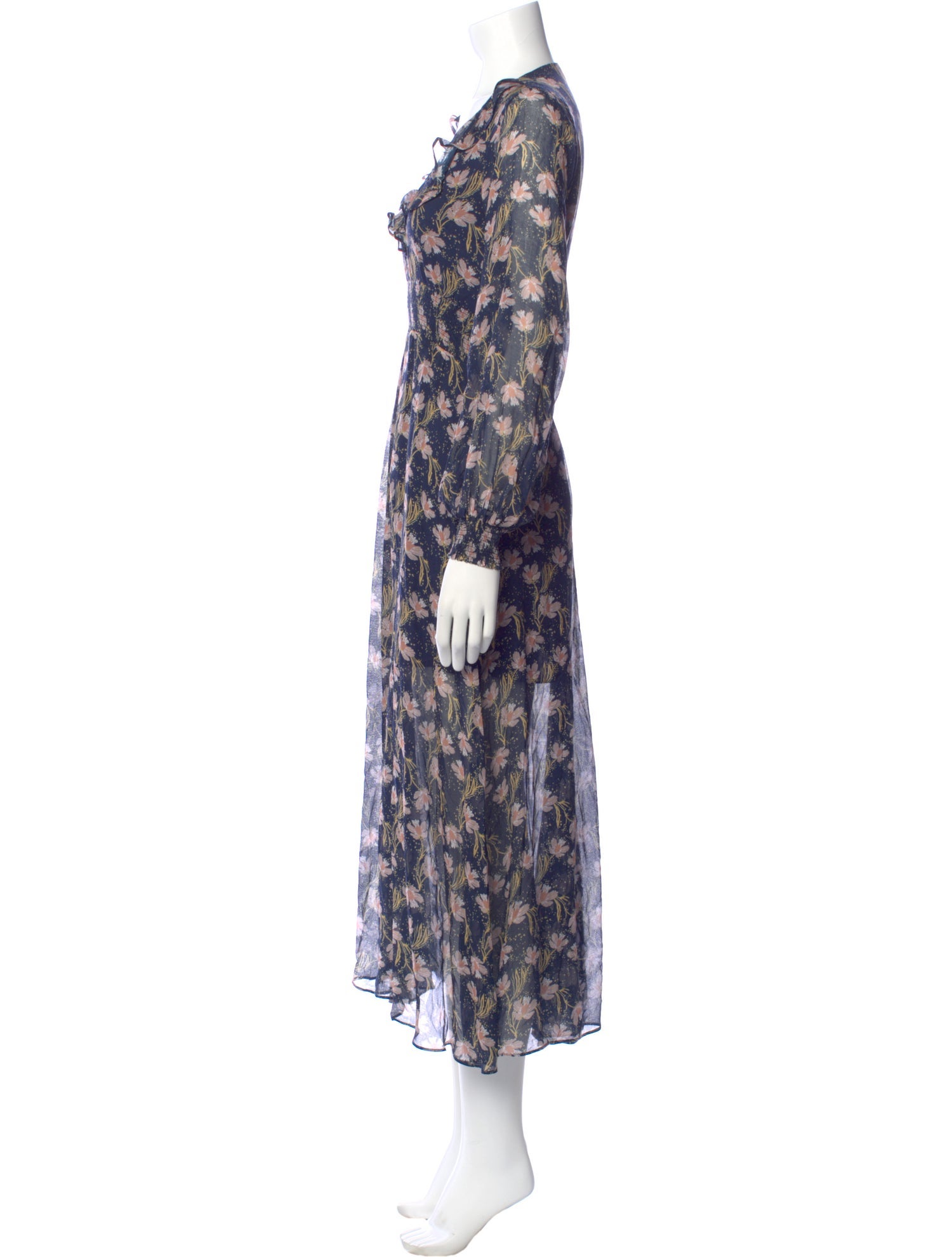 Intermix Floral Print Long Dress