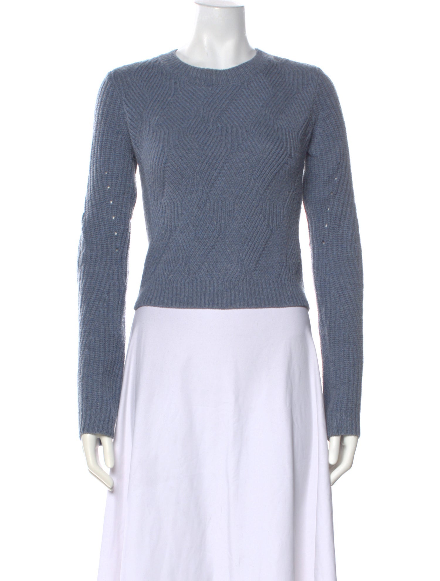 Intermix Wool Crew Neck Sweater