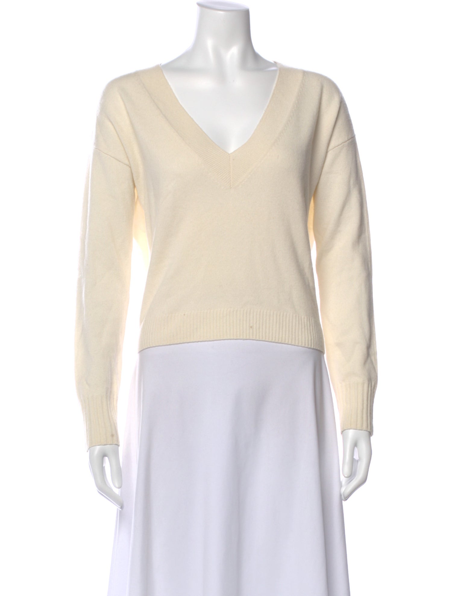 Intermix Cashmere V-Neck Sweater