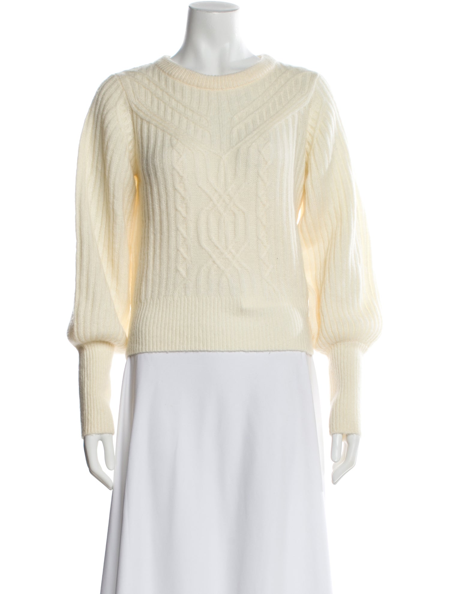 Intermix Wool Crew Neck Sweater