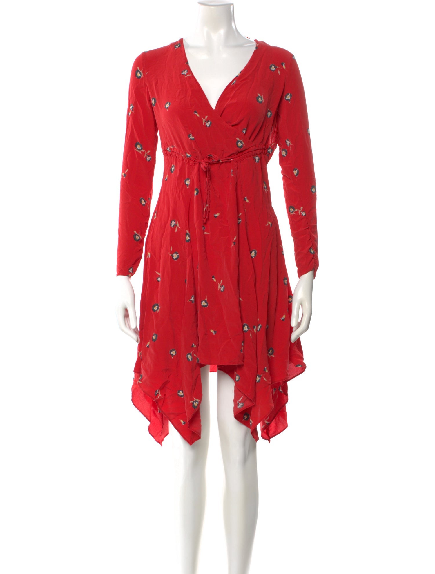 Intermix Silk Mini Dress