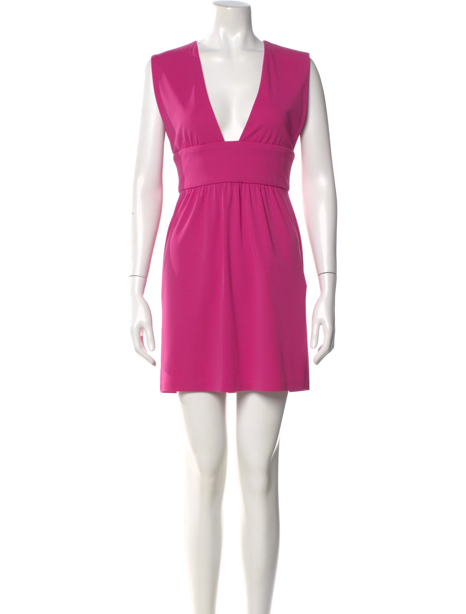 Intermix V-Neck Mini Dress