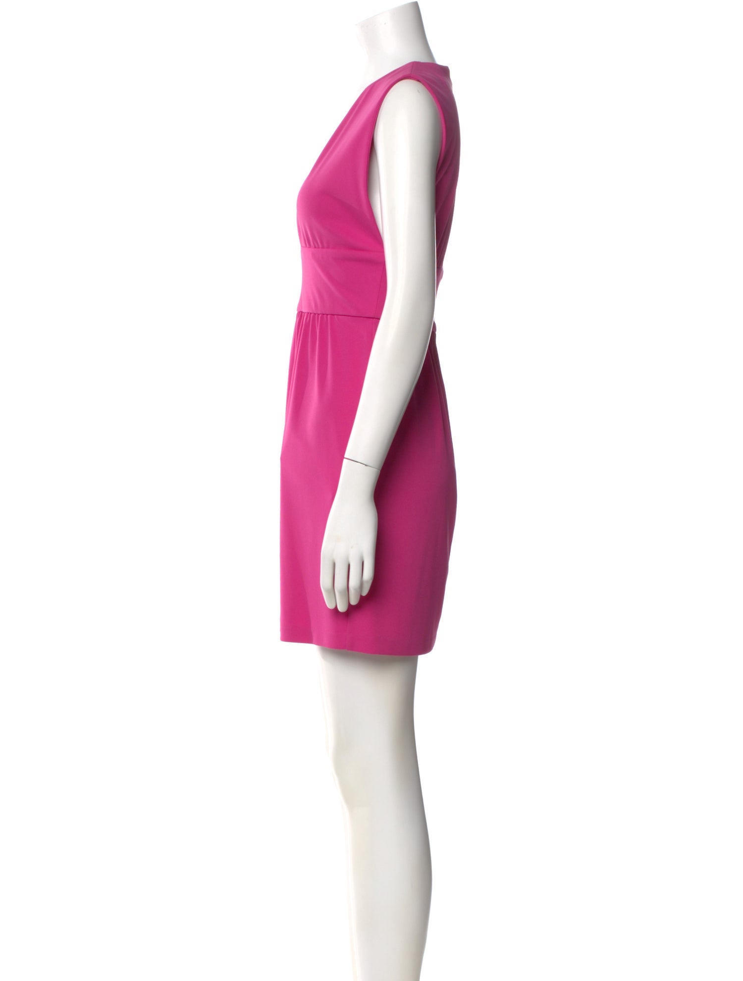 Intermix V-Neck Mini Dress