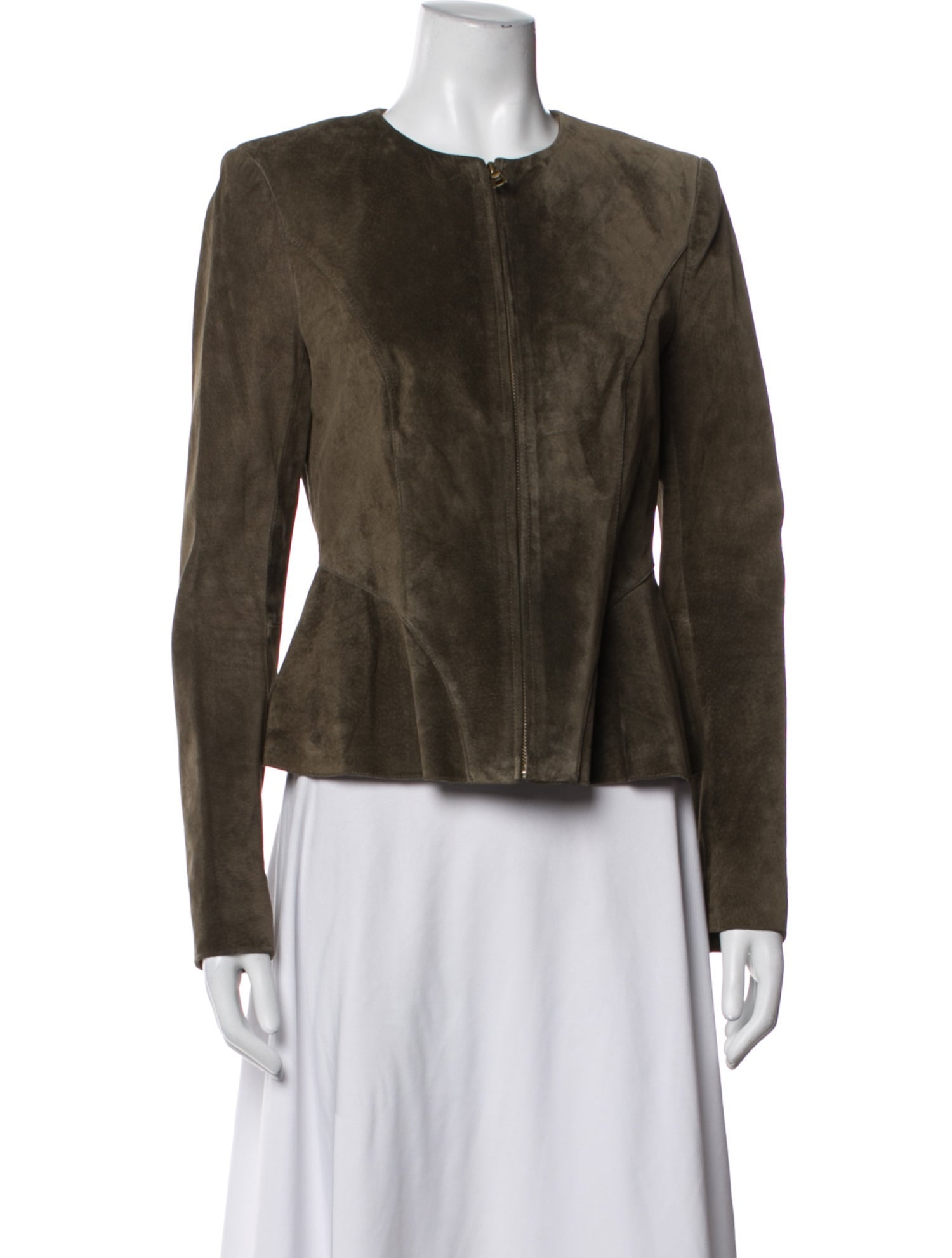 Intermix Leather Jacket