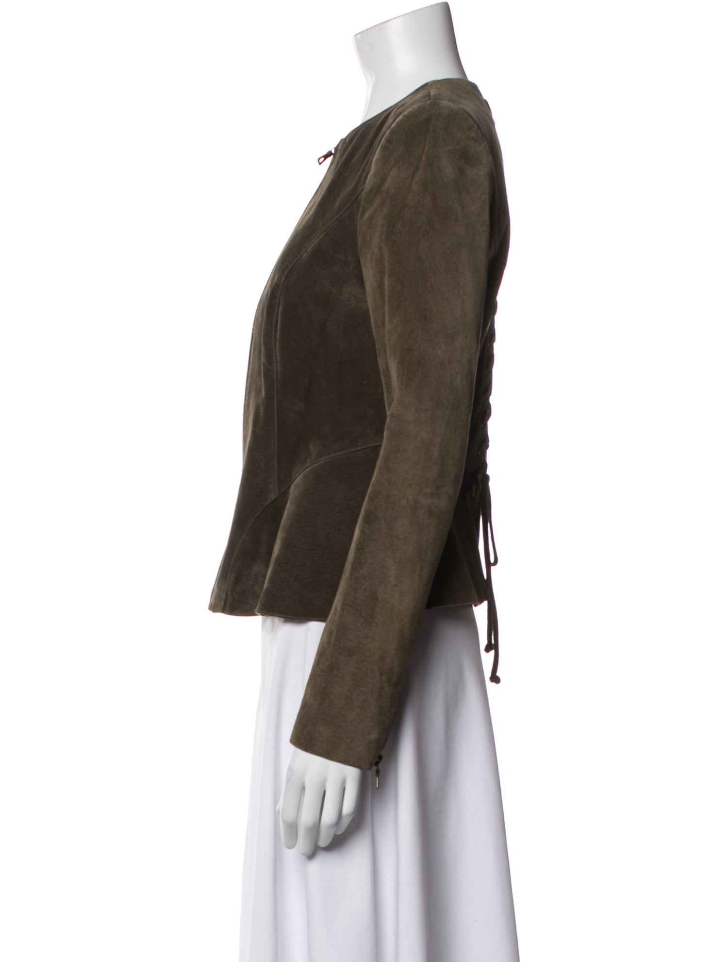 Intermix Leather Jacket
