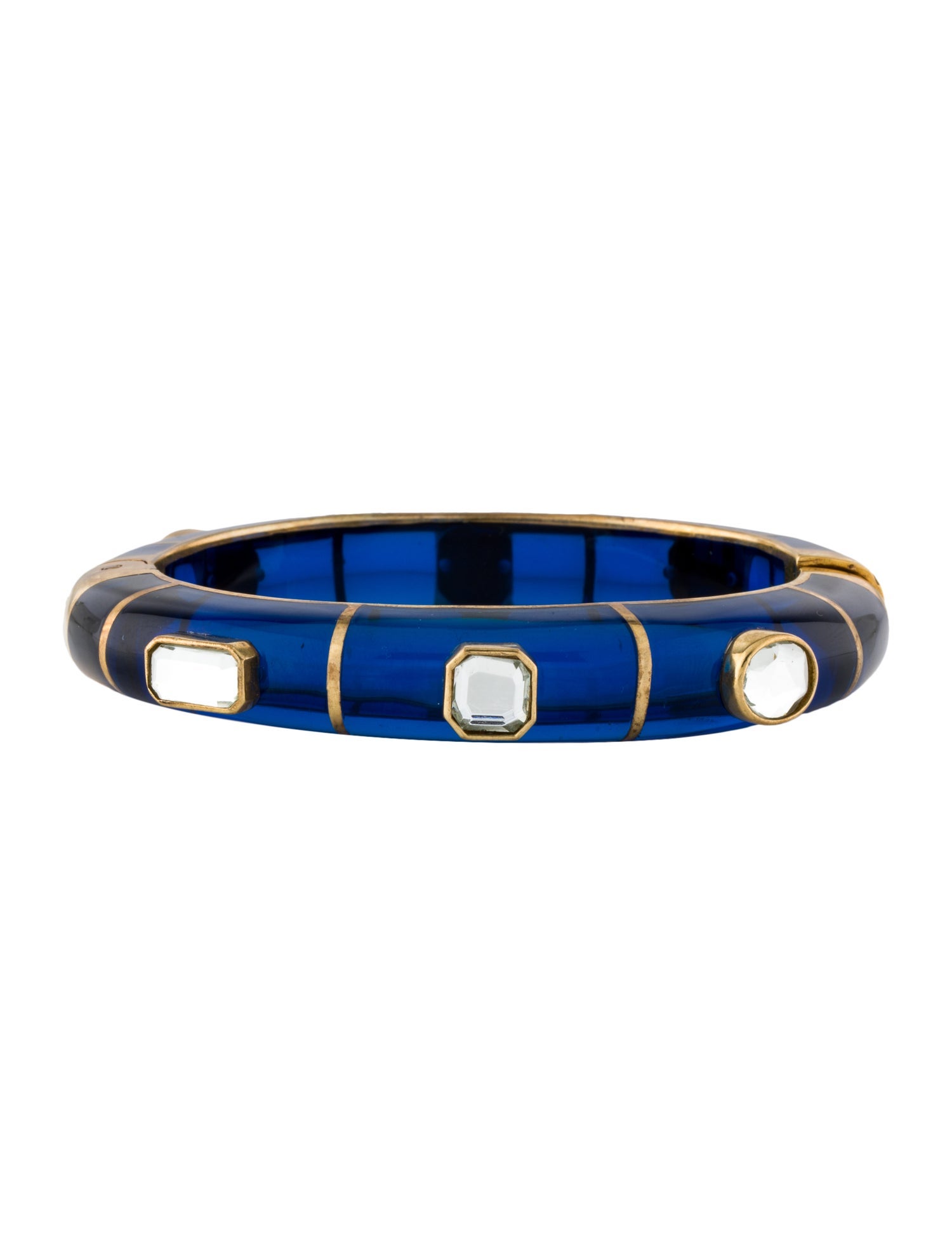Isharya Crystal & Resin Cuff Bracelet