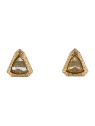 Isharya Triangle Stud Earrings