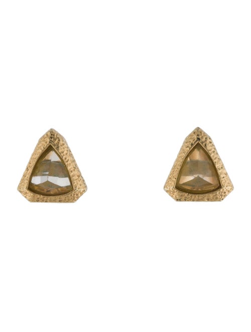 Isharya Triangle Stud Earrings