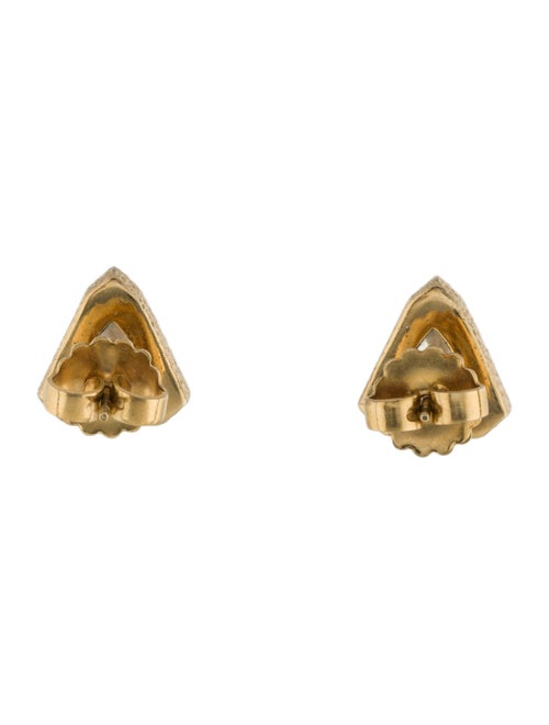 Isharya Triangle Stud Earrings