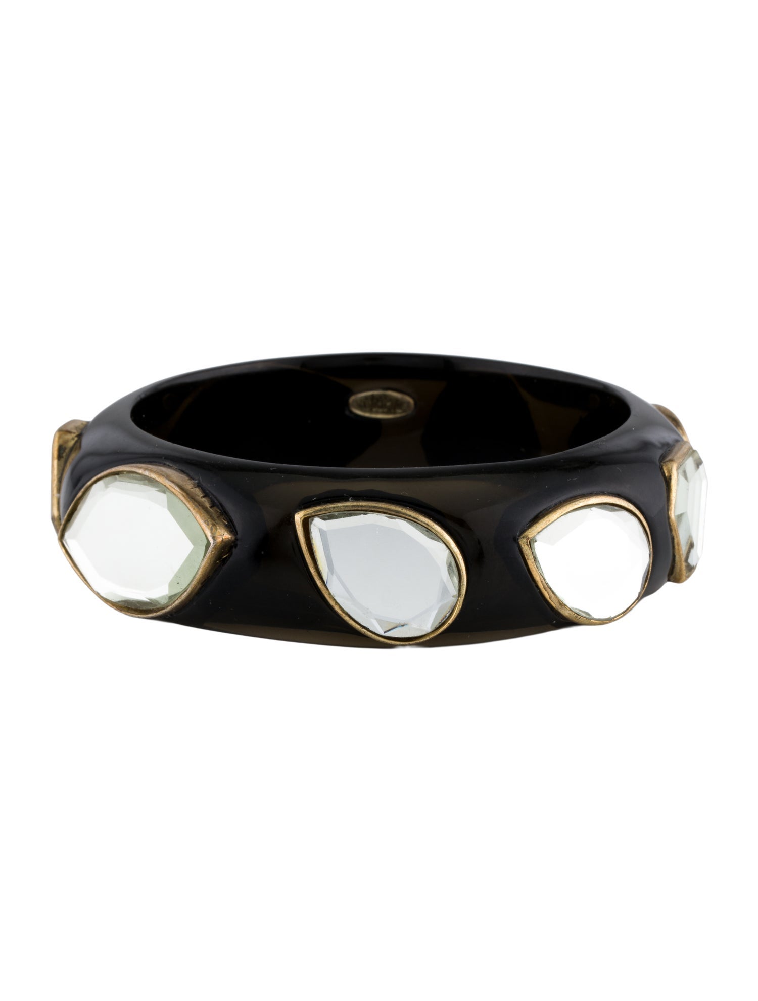 Isharya Resin & Mirror Bangle Bracelet