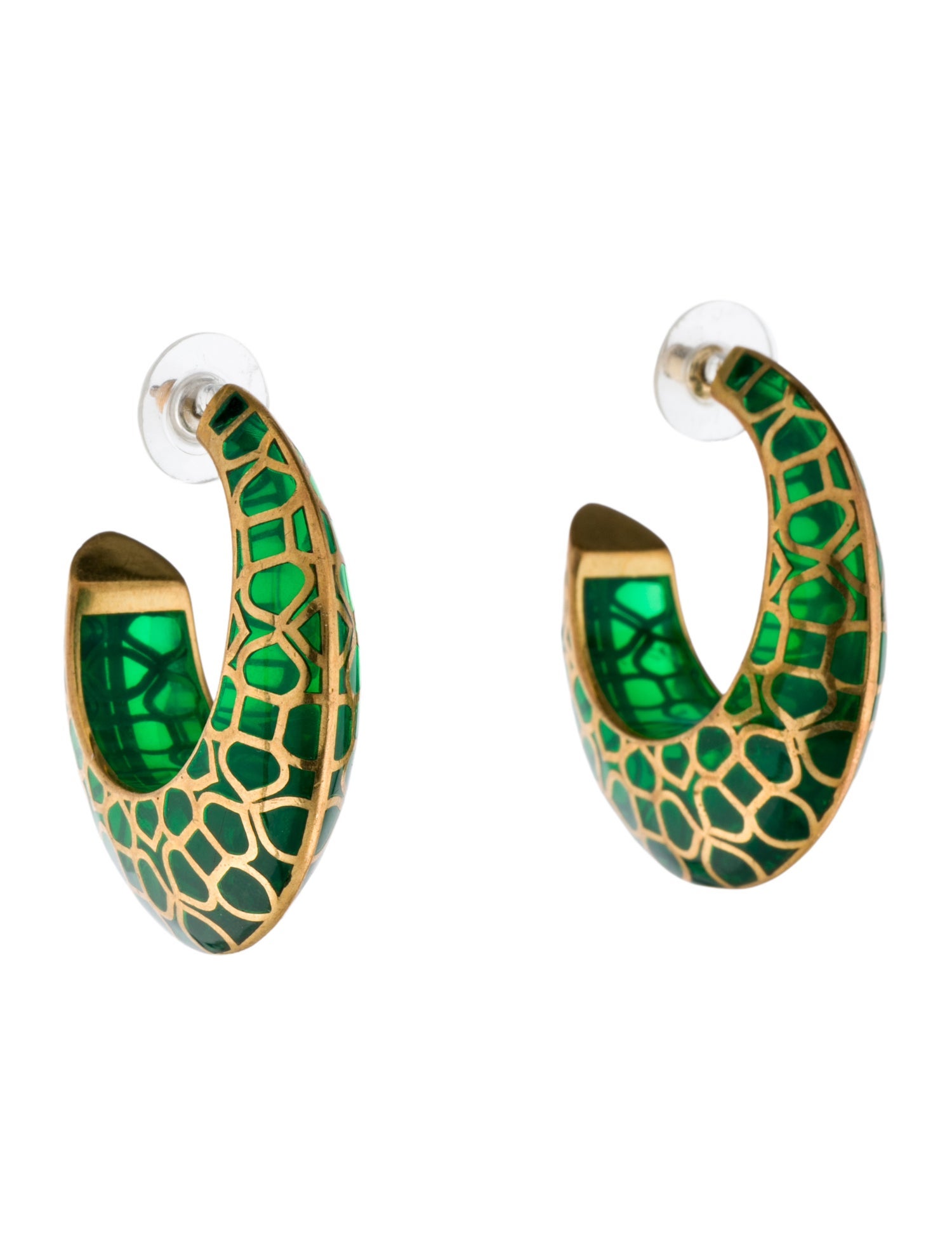 Isharya Resin Hoop Earrings