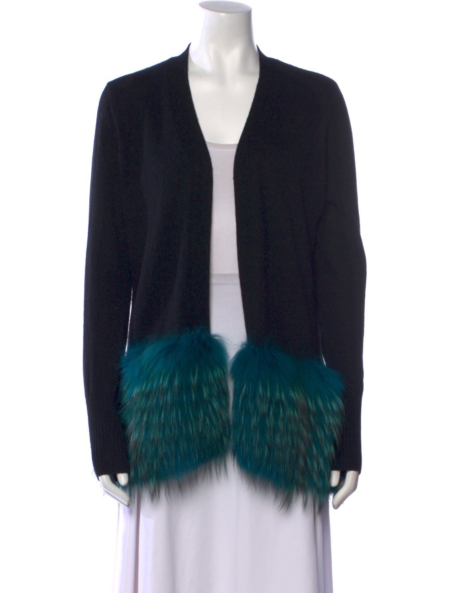 Izaak Azanei Merino Wool Colorblock Pattern Sweater