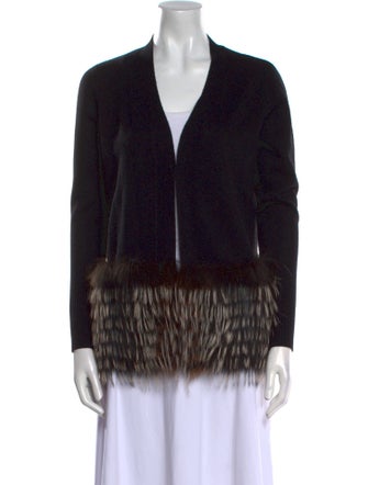 Izaak Azanei Merino Wool Printed Sweater