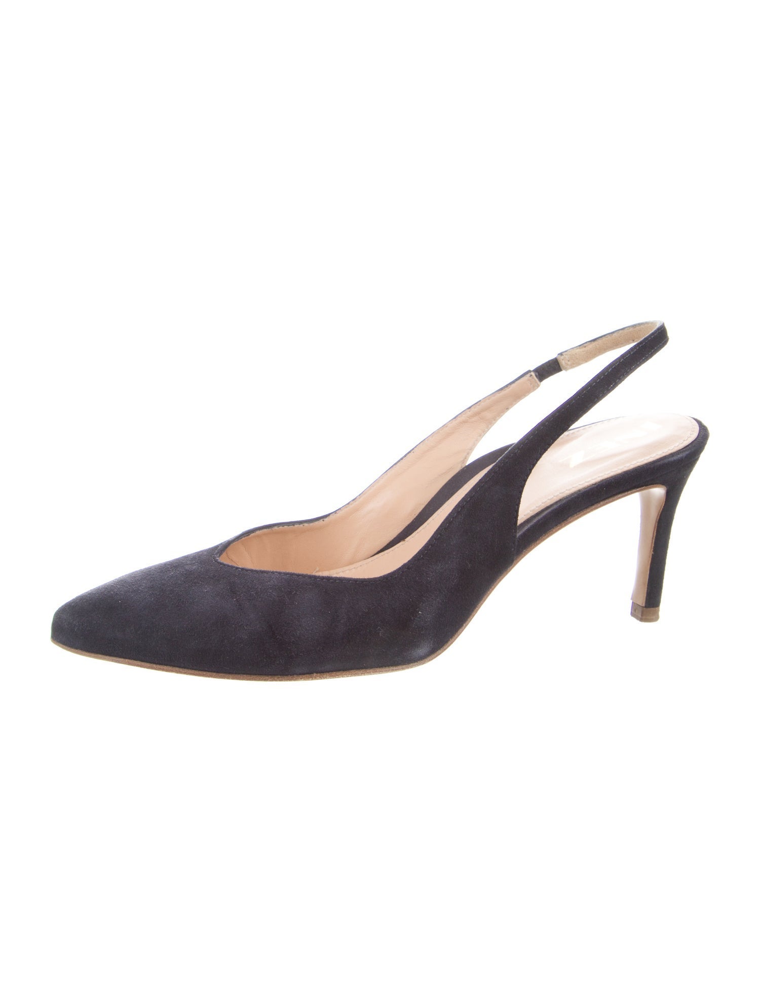 Inez Suede Slingback Pumps